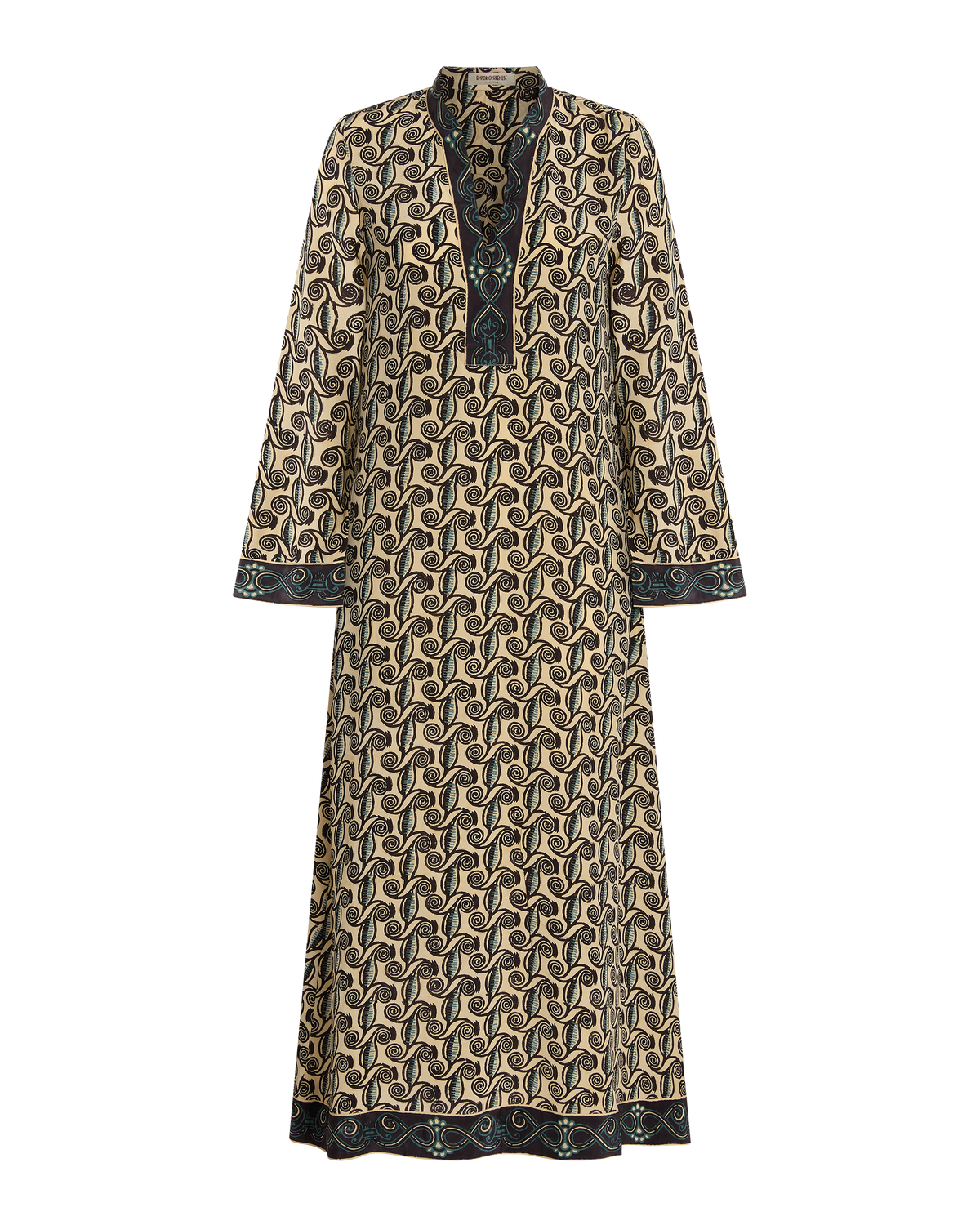 Jenna Caftan in Kamares Print