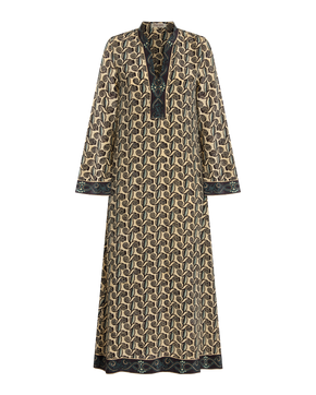 Jenna Caftan in Kamares Print