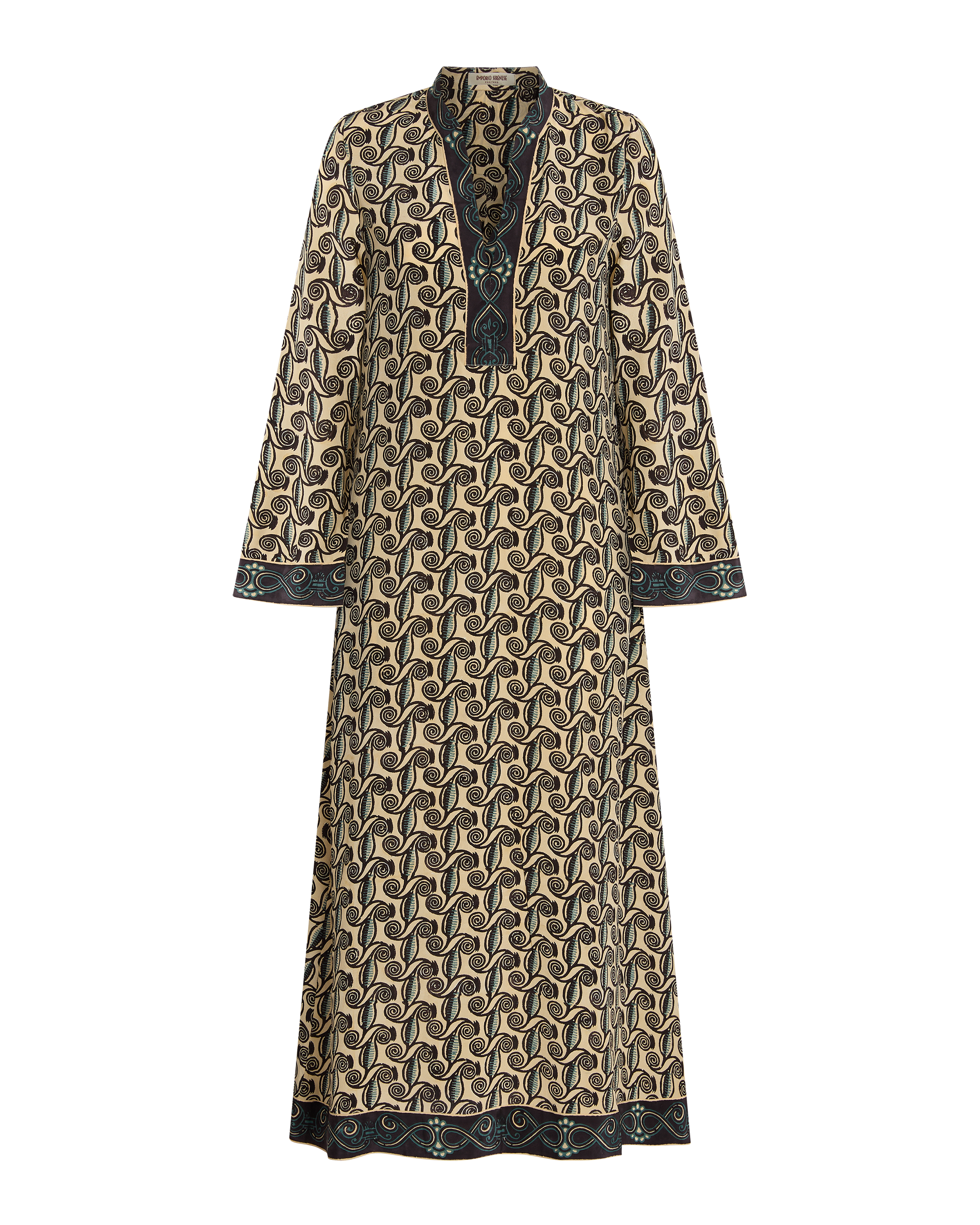 Jenna Caftan in Kamares Print