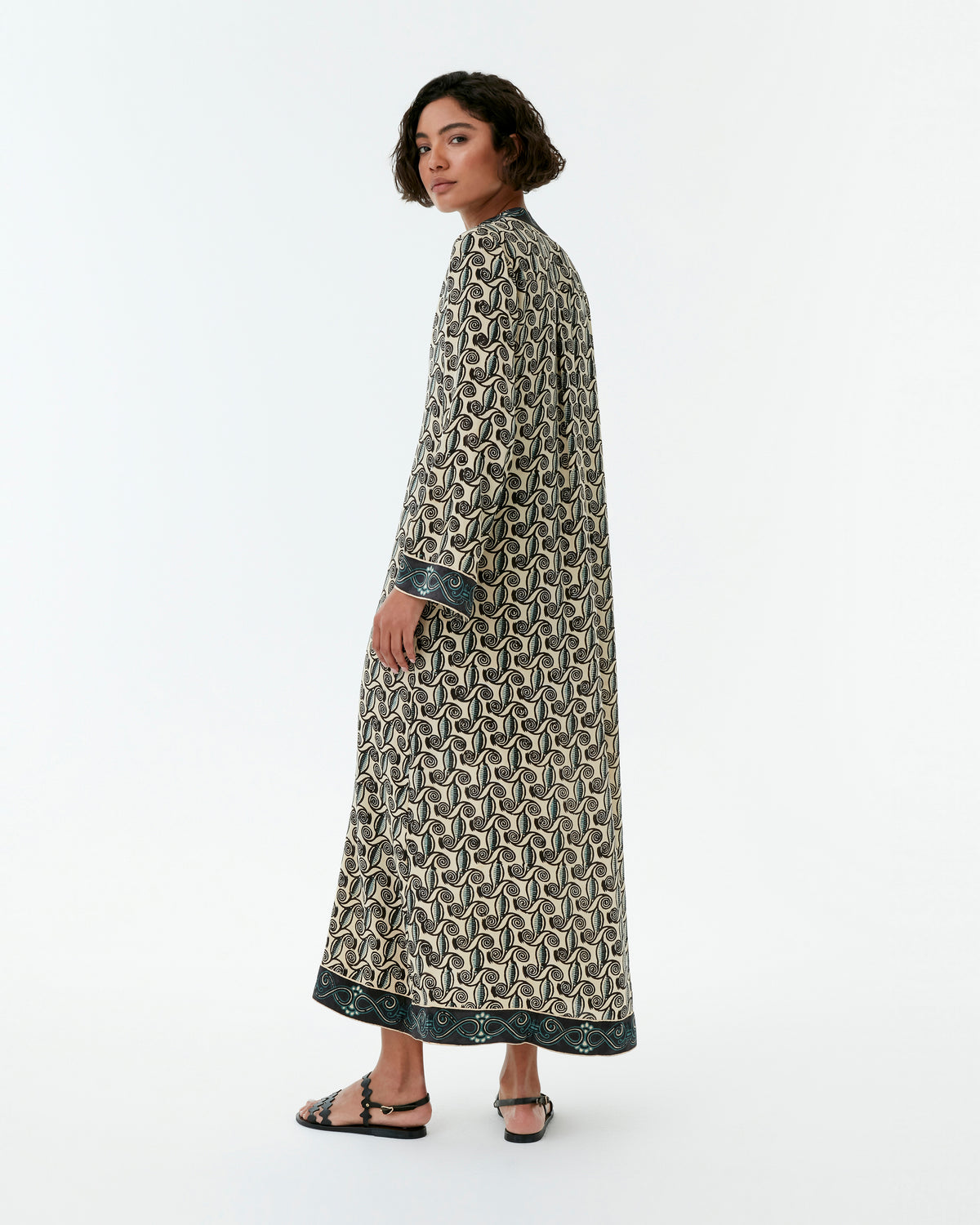 Jenna Caftan in Kamares Print