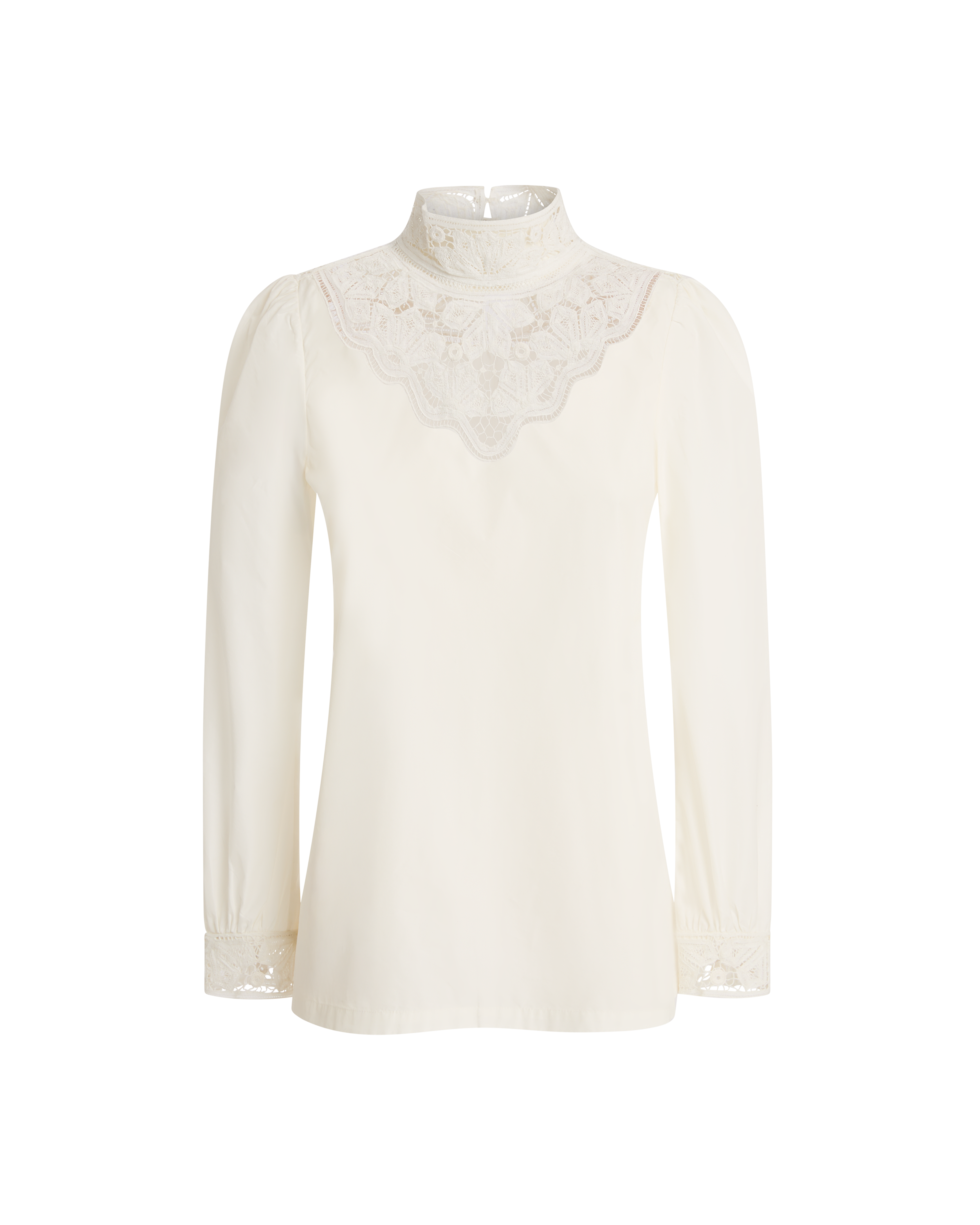 Mikha Blouse with Embroidery Lace