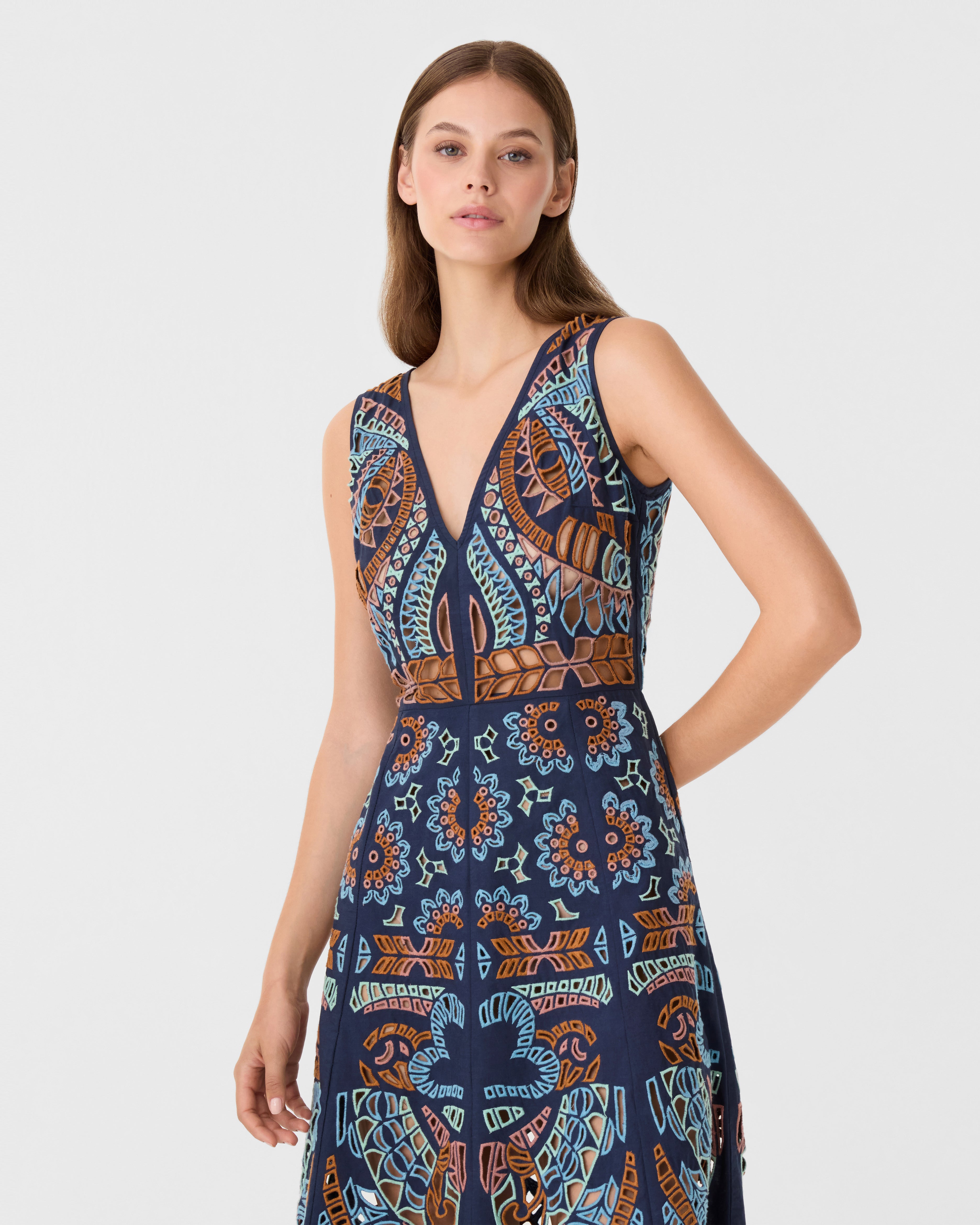 Vivienne Dress in Brisé Cutwork