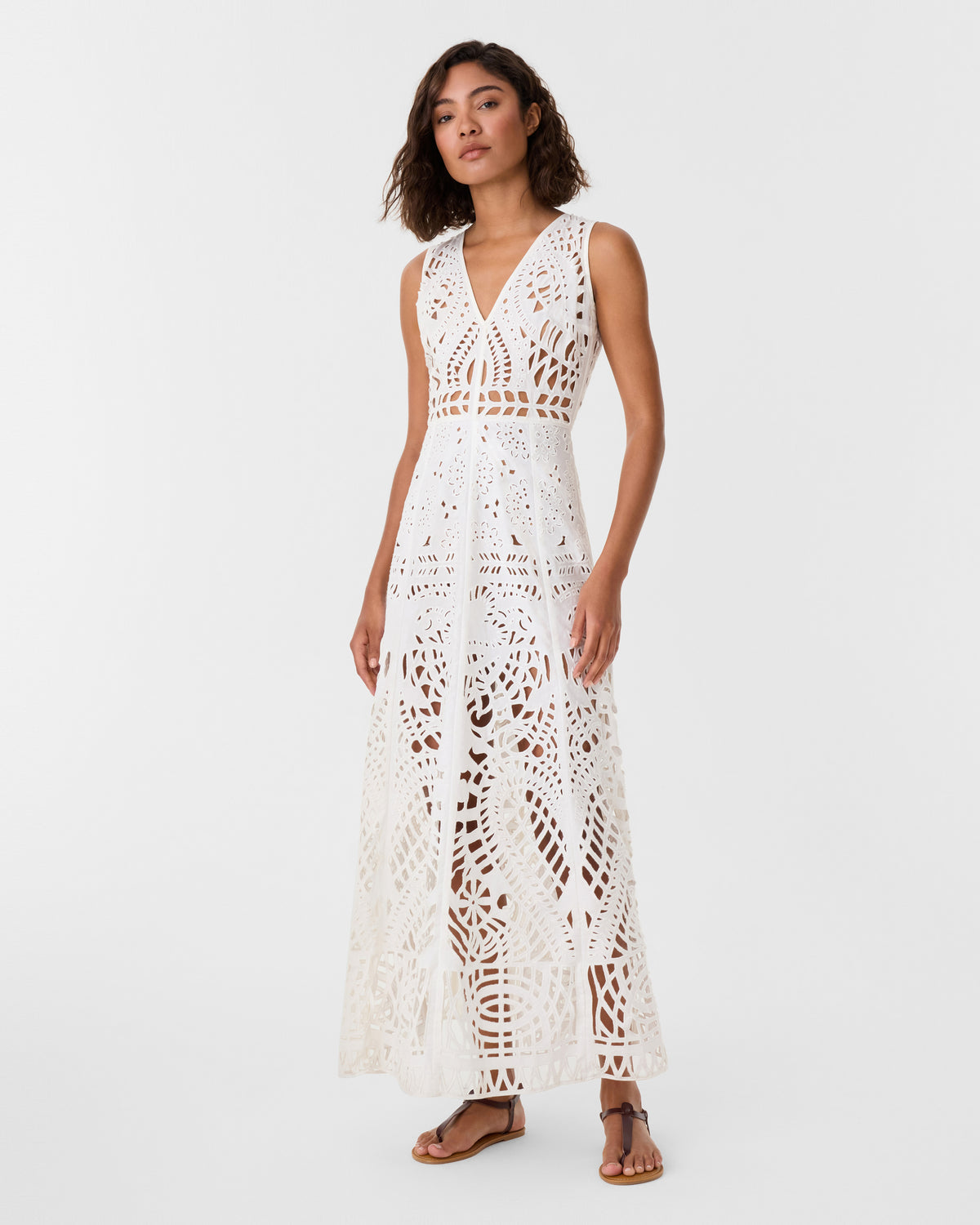 Vivienne Dress in Brisé Cutwork