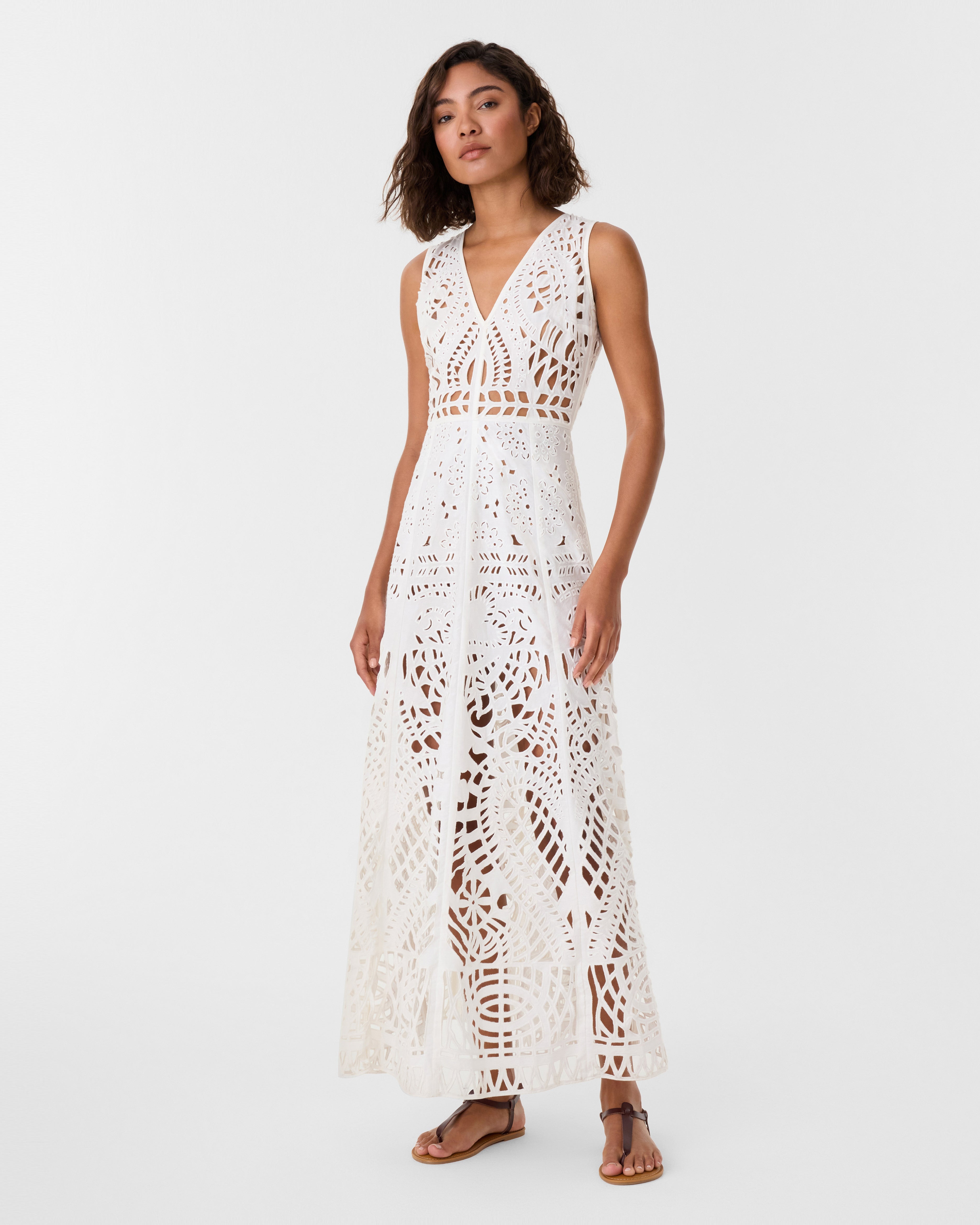 Vivienne Dress in Brisé Cutwork