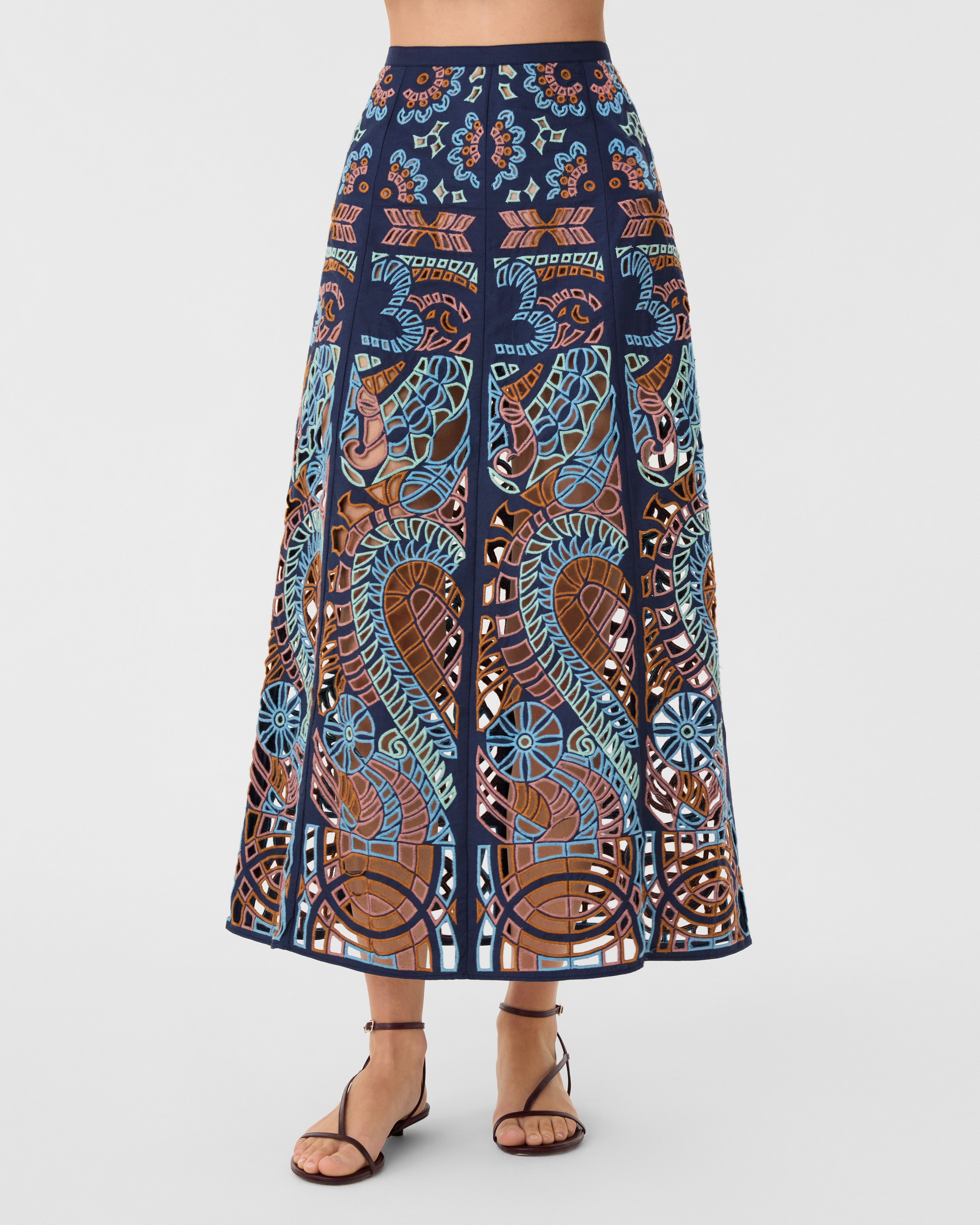 Rita Skirt in Brisé Cutwork