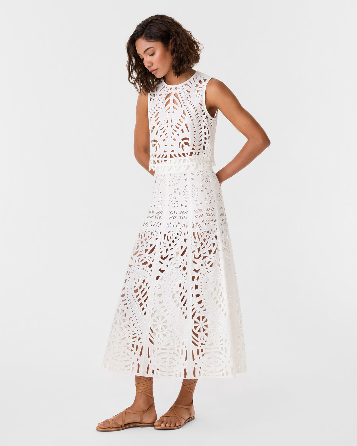 Rita Skirt in Brisé Cutwork