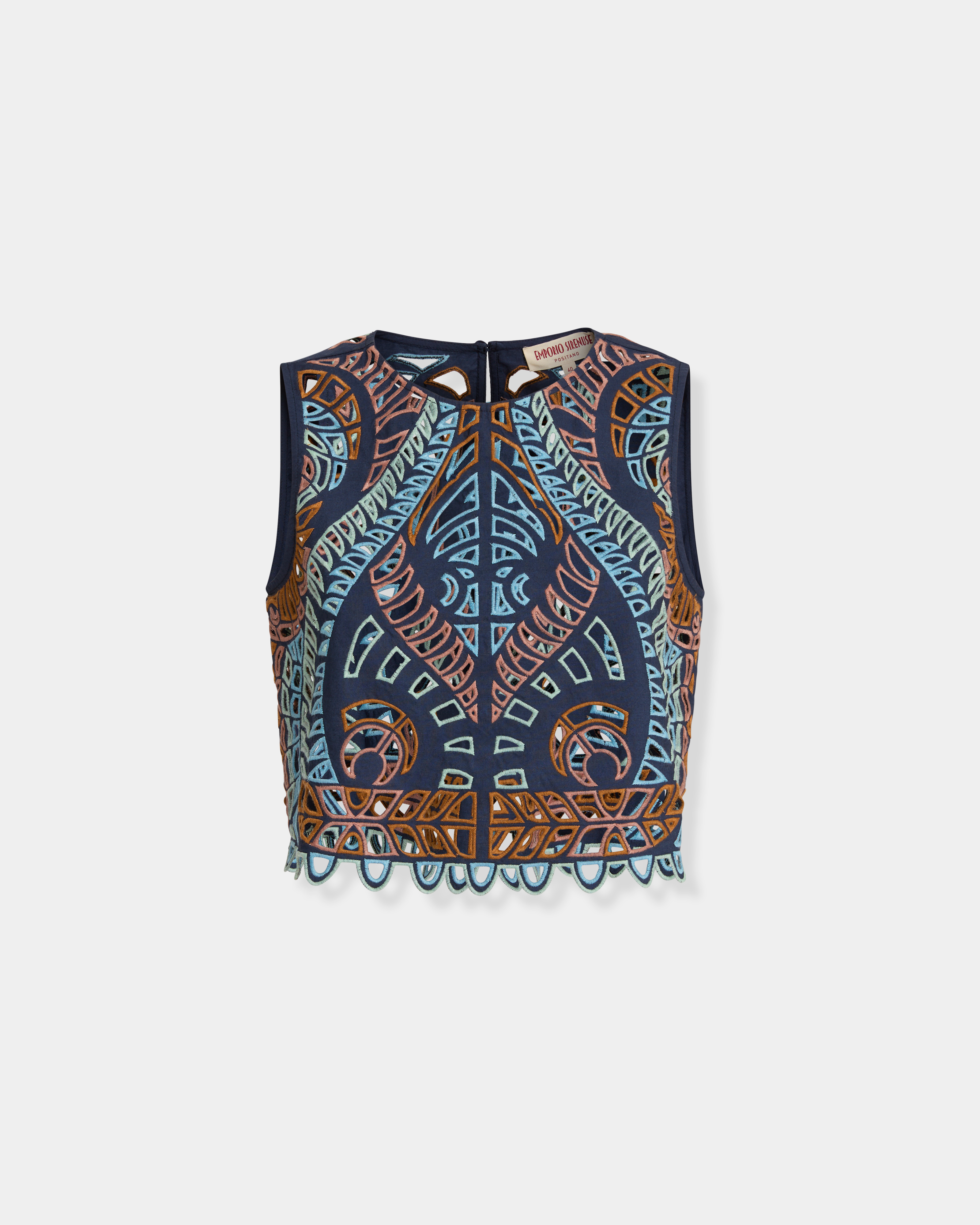 Ada Top in Brisé Cutwork
