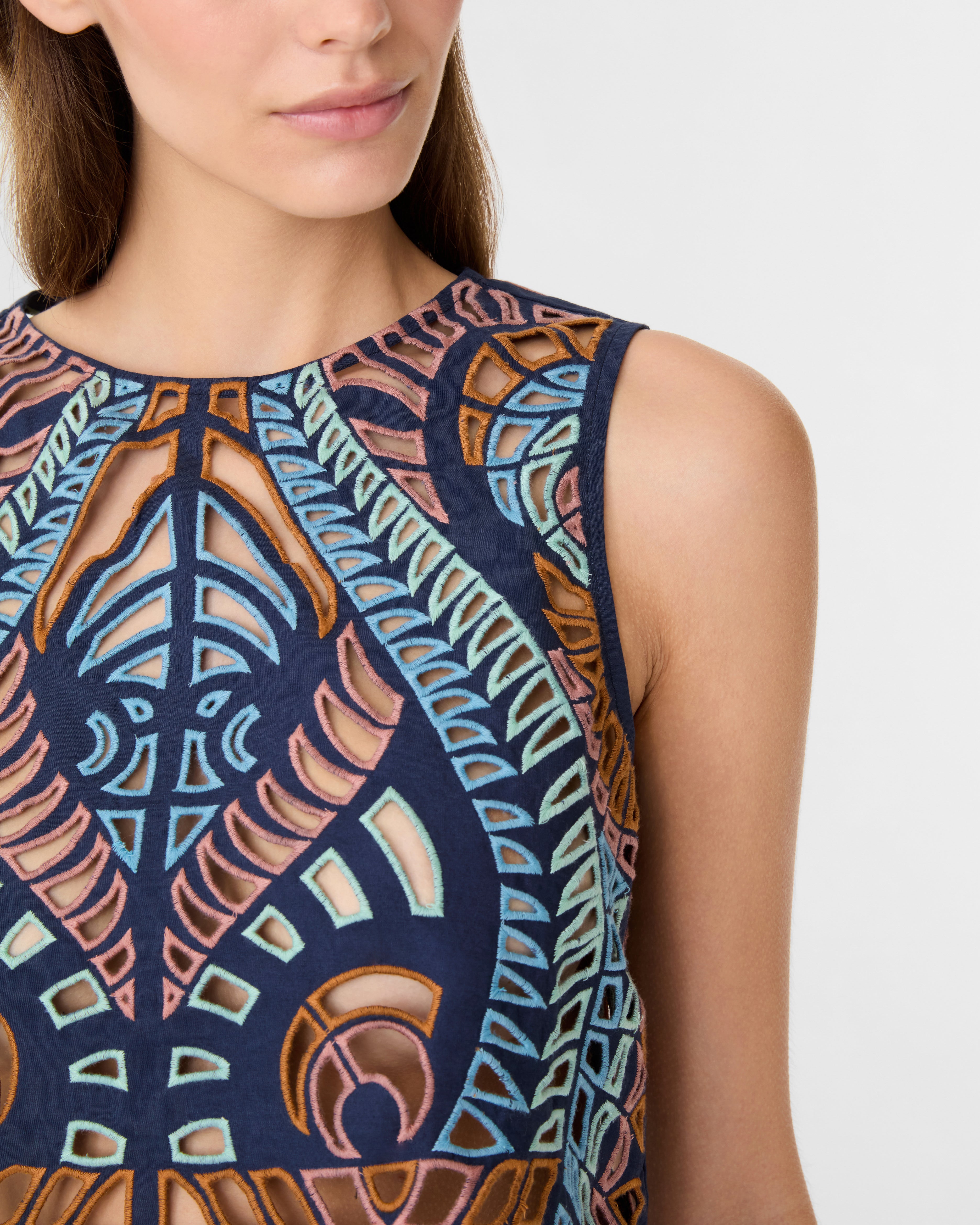 Ada Top in Brisé Cutwork