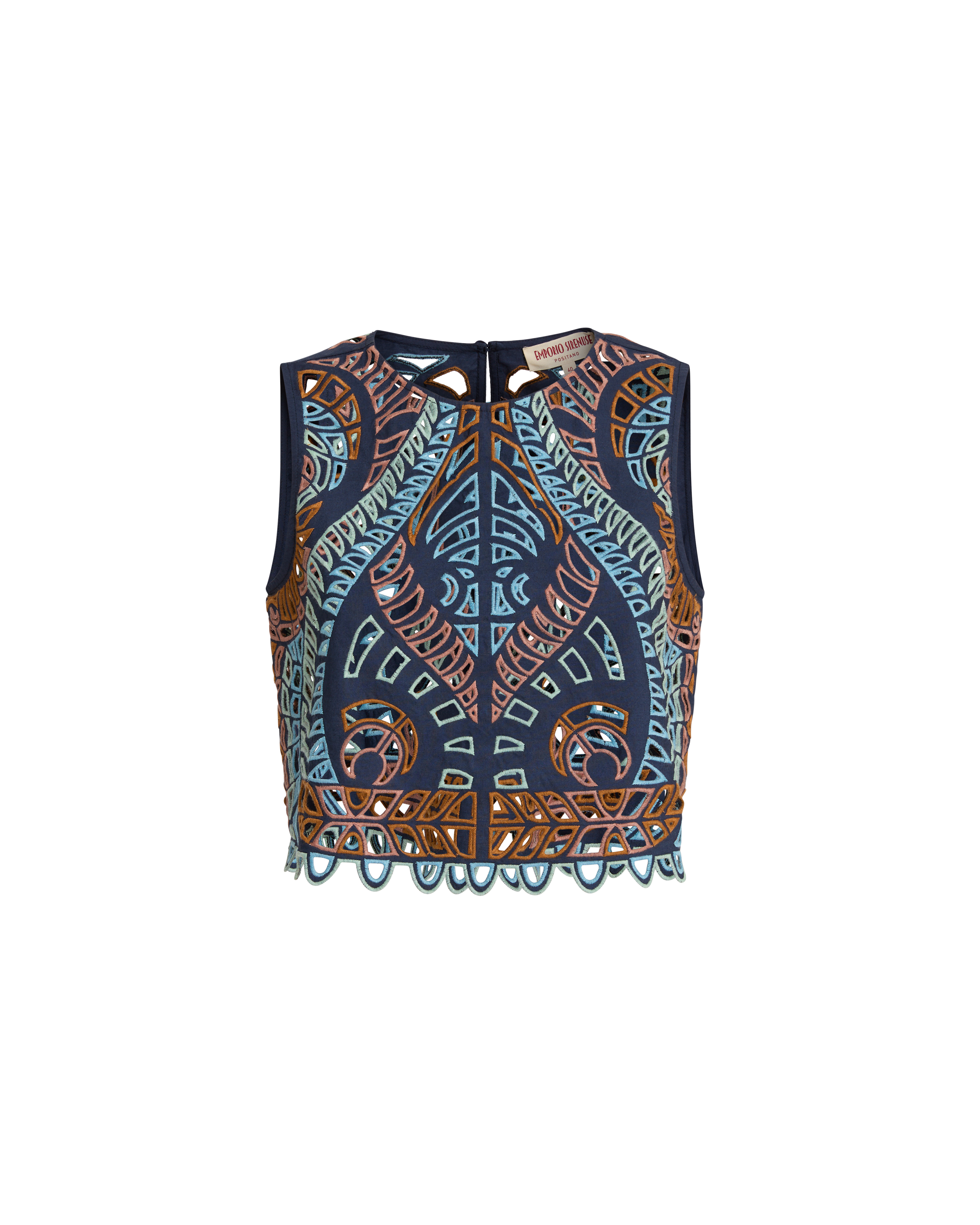 Ada Top in Brisé Cutwork