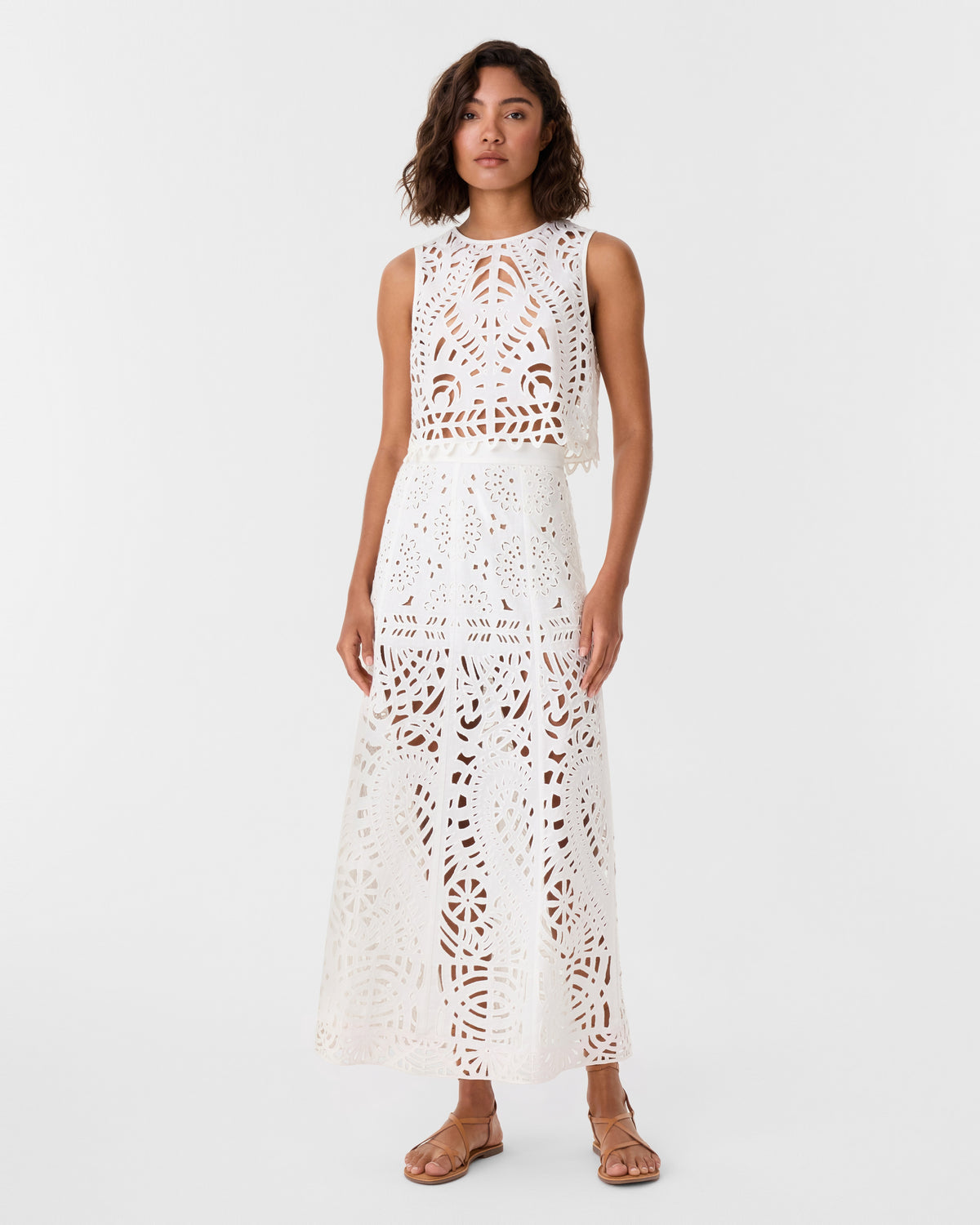 Ada Top in Brisé Cutwork