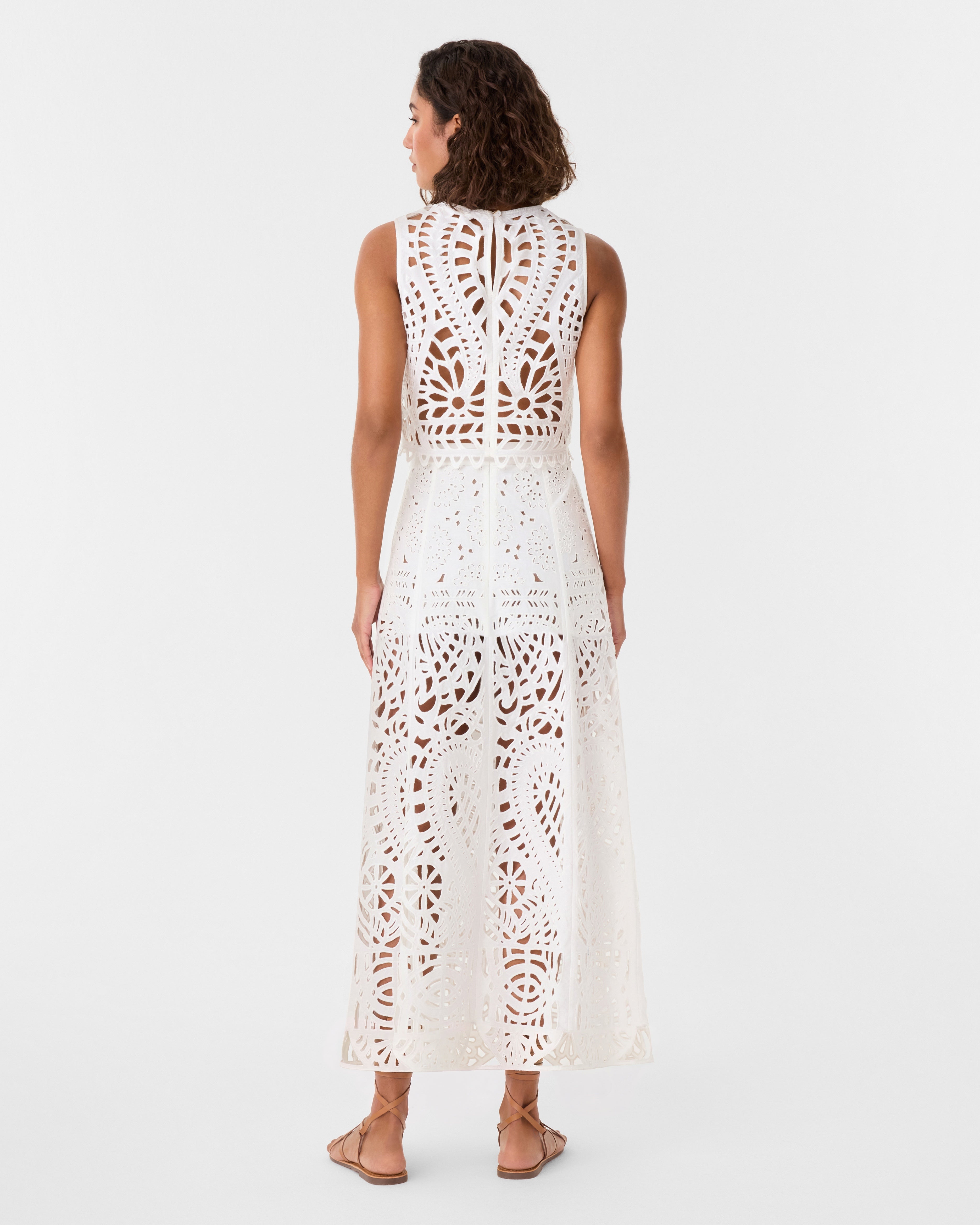 Ada Top in Brisé Cutwork