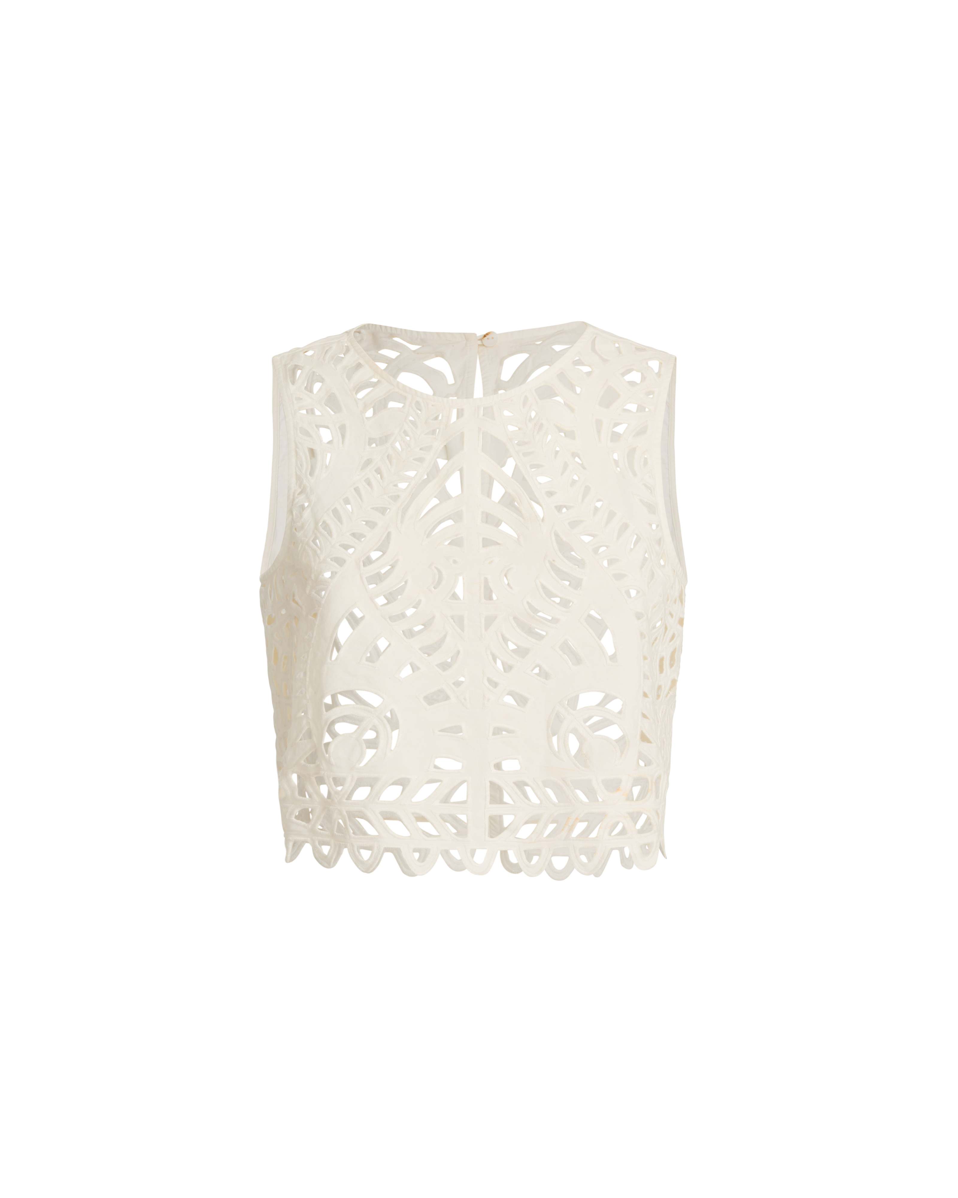 Ada Top in Brisé Cutwork