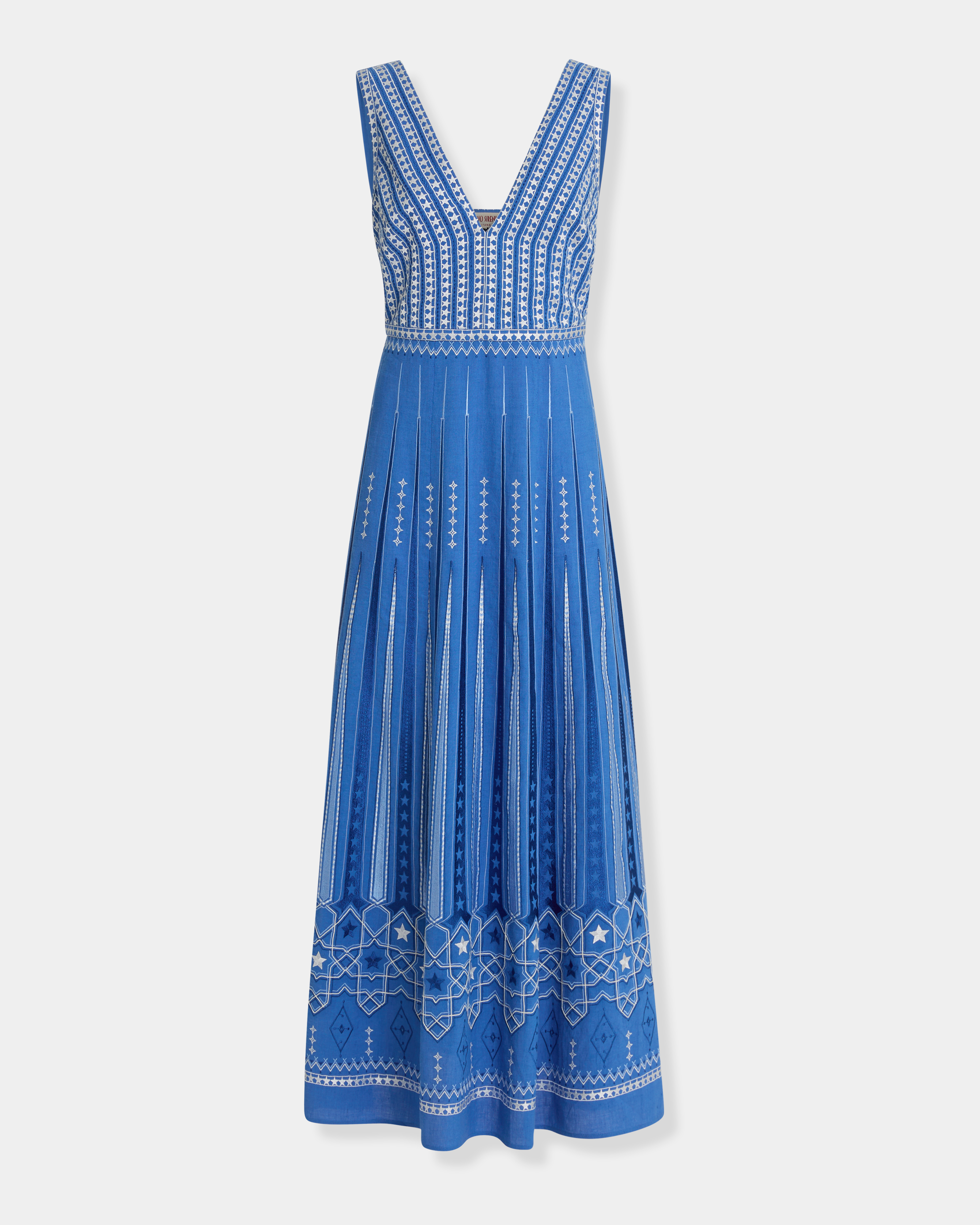 Nellie Dress with with Celestial Embroidery