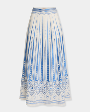 Camille Skirt with Celestial Embroidery