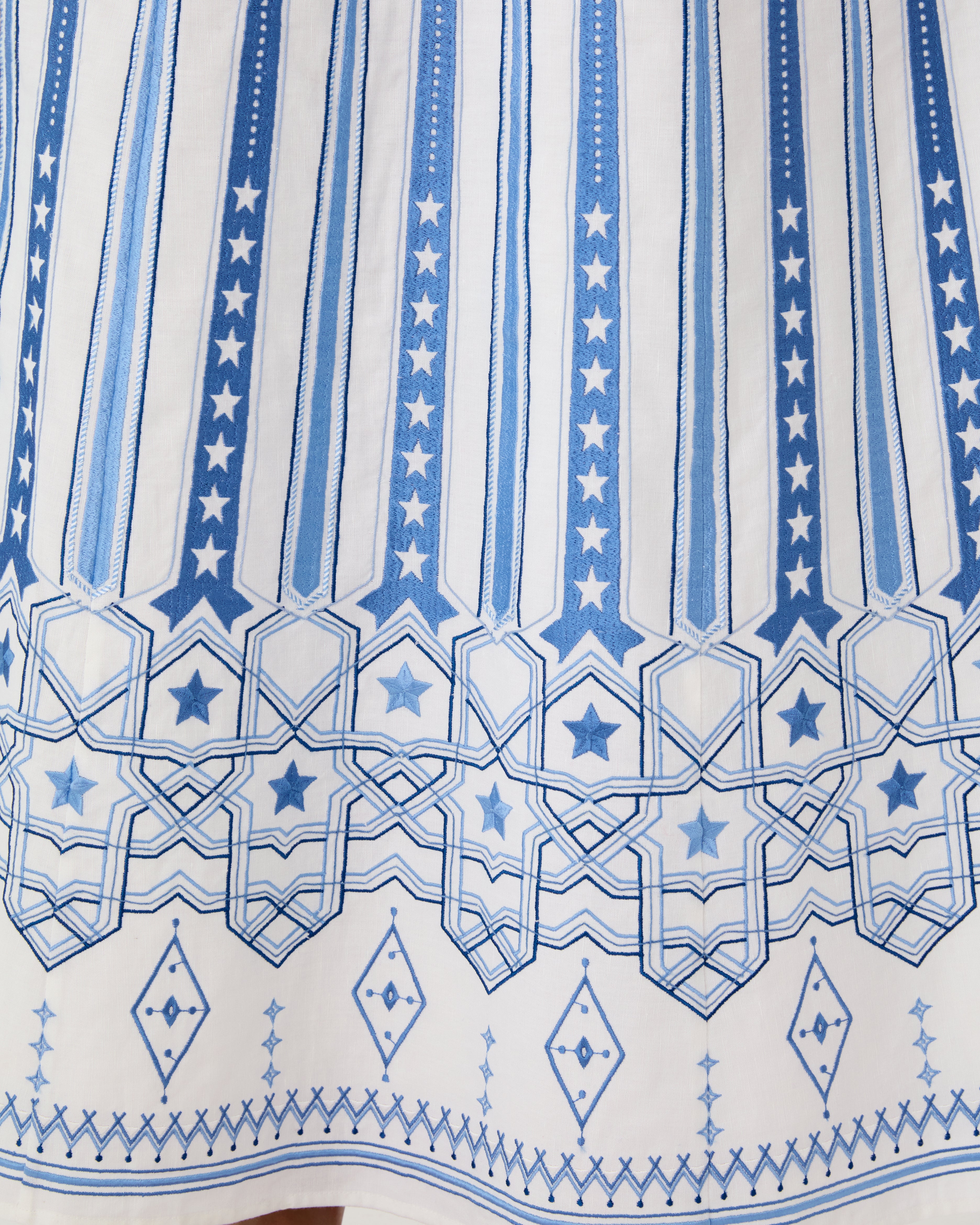 Camille Skirt with Celestial Embroidery