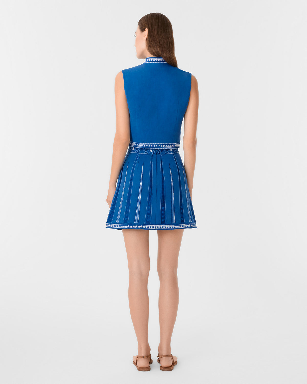 Andorra Top with Celestial Embroidery