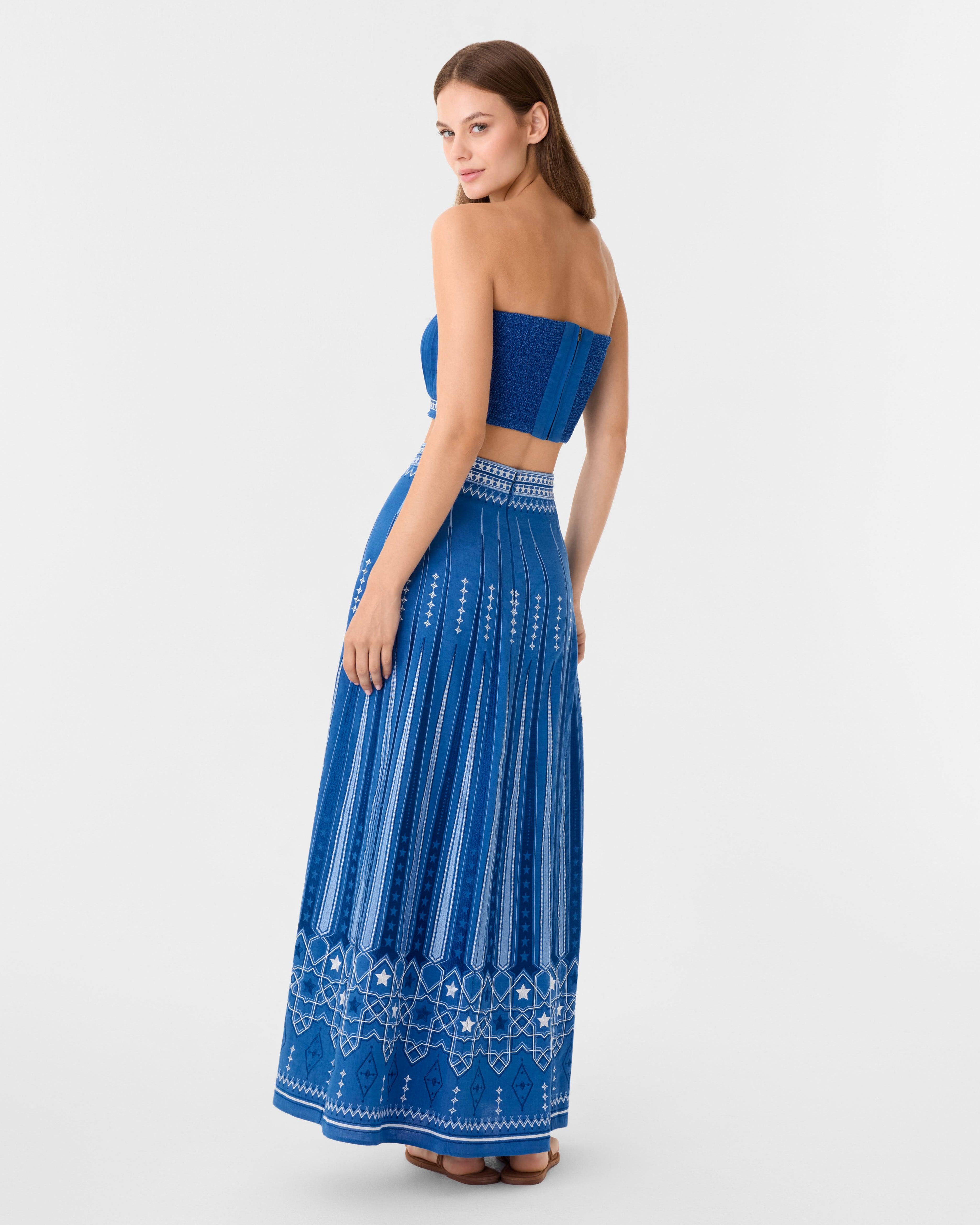 Flavia Top with Celestial Embroidery