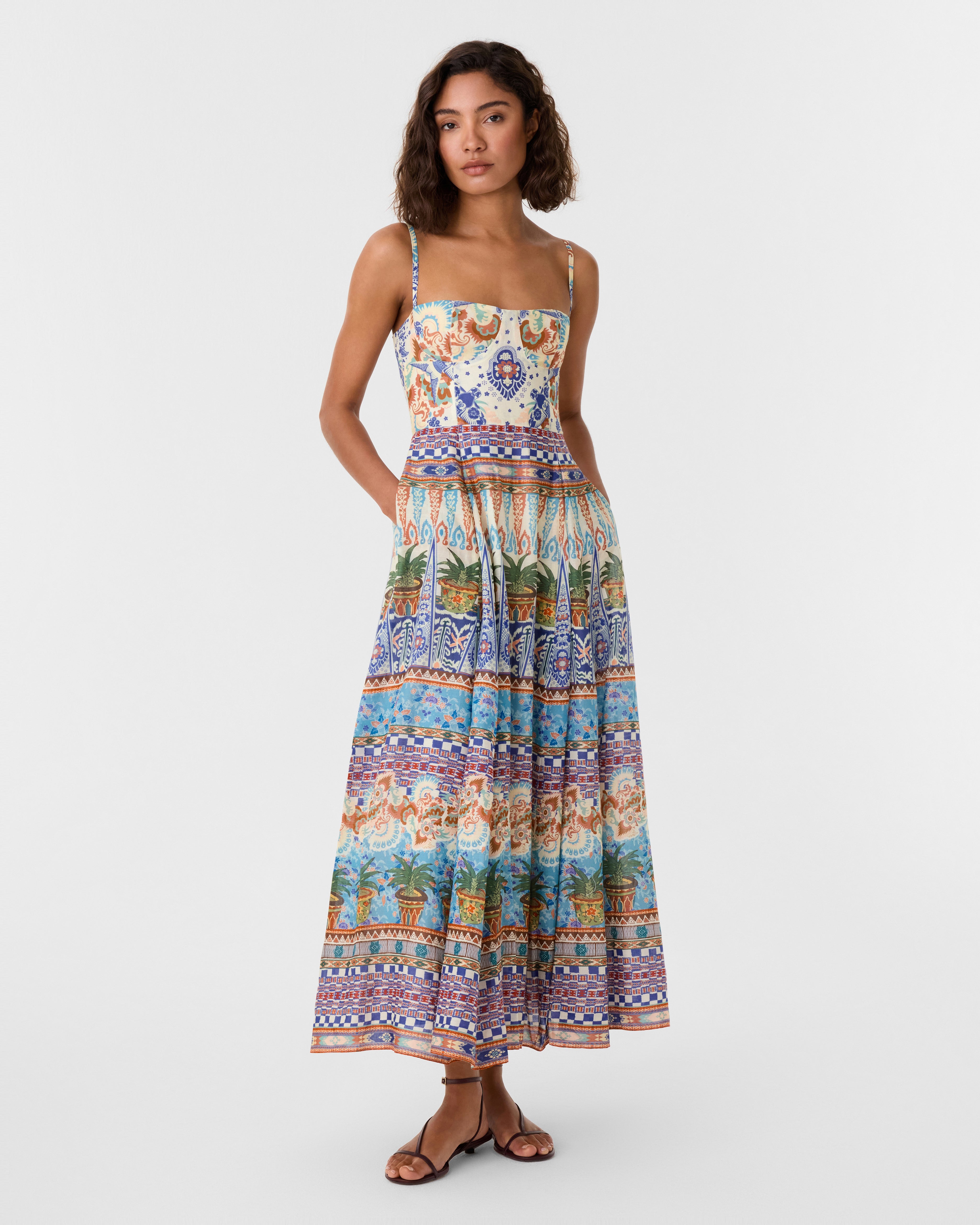 Valya Dress in Chimera Print