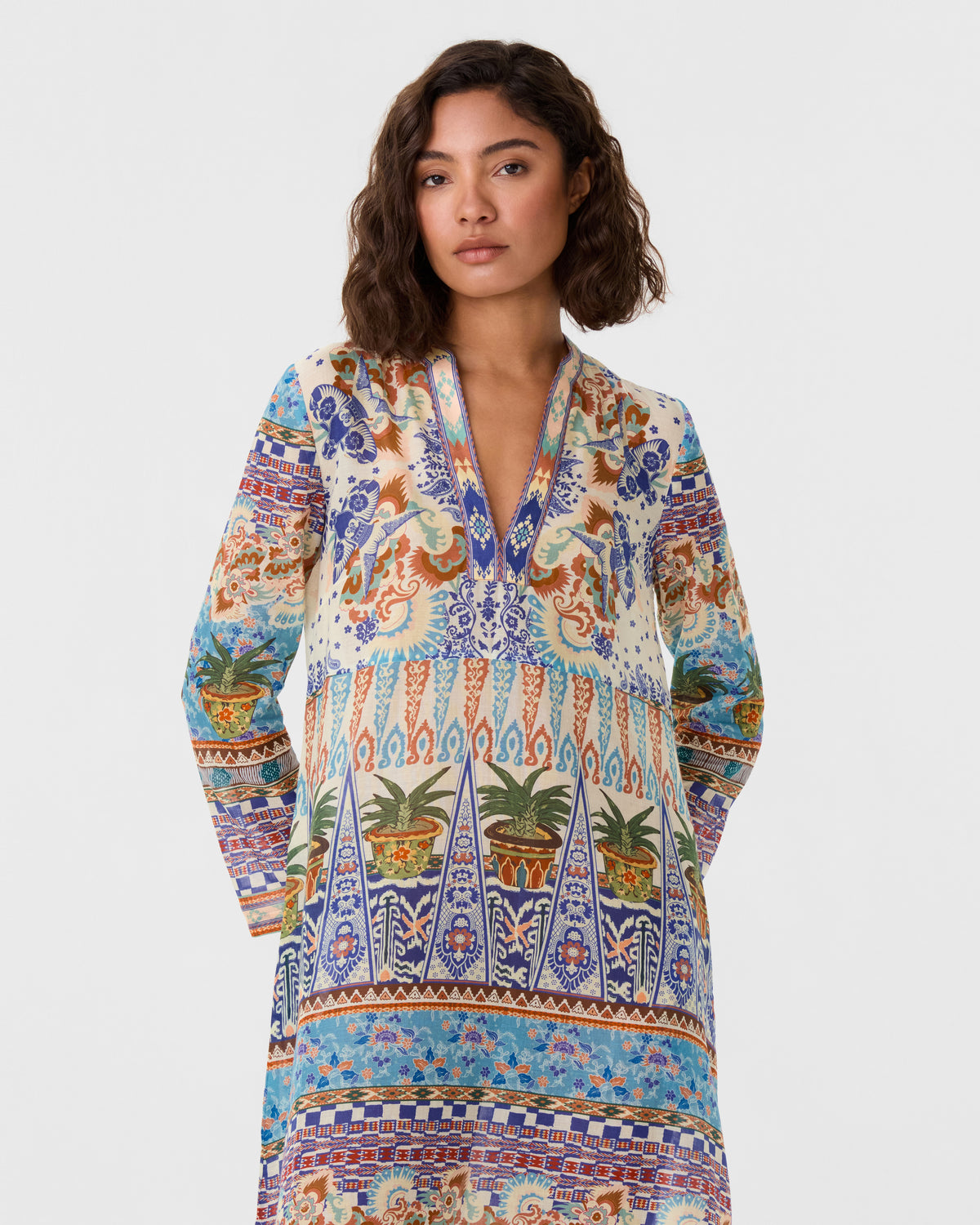 Giada Caftan in Chimera Print
