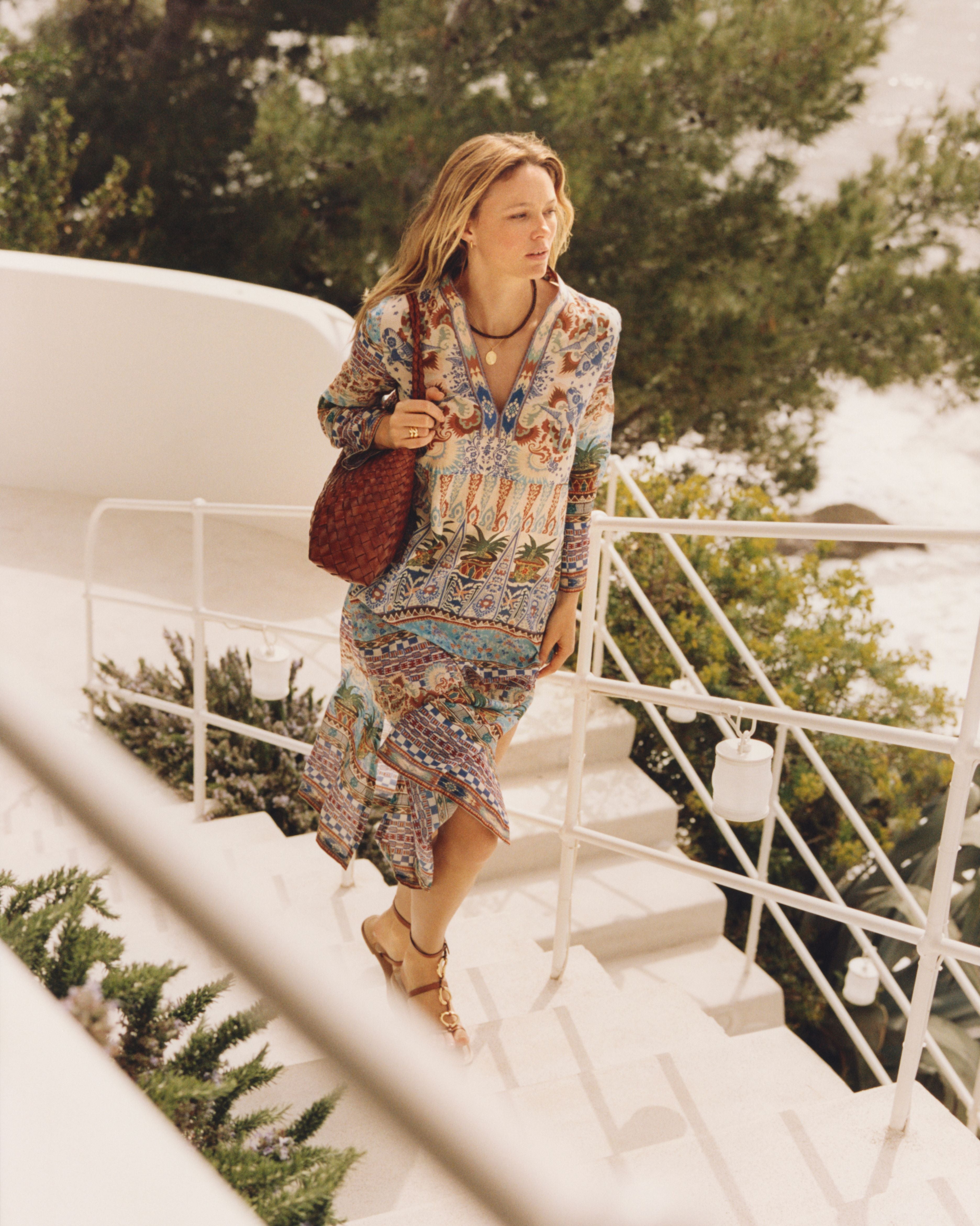 Giada Caftan in Chimera Print