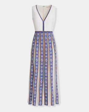 Cinzia Dress in Blue Horizon Print