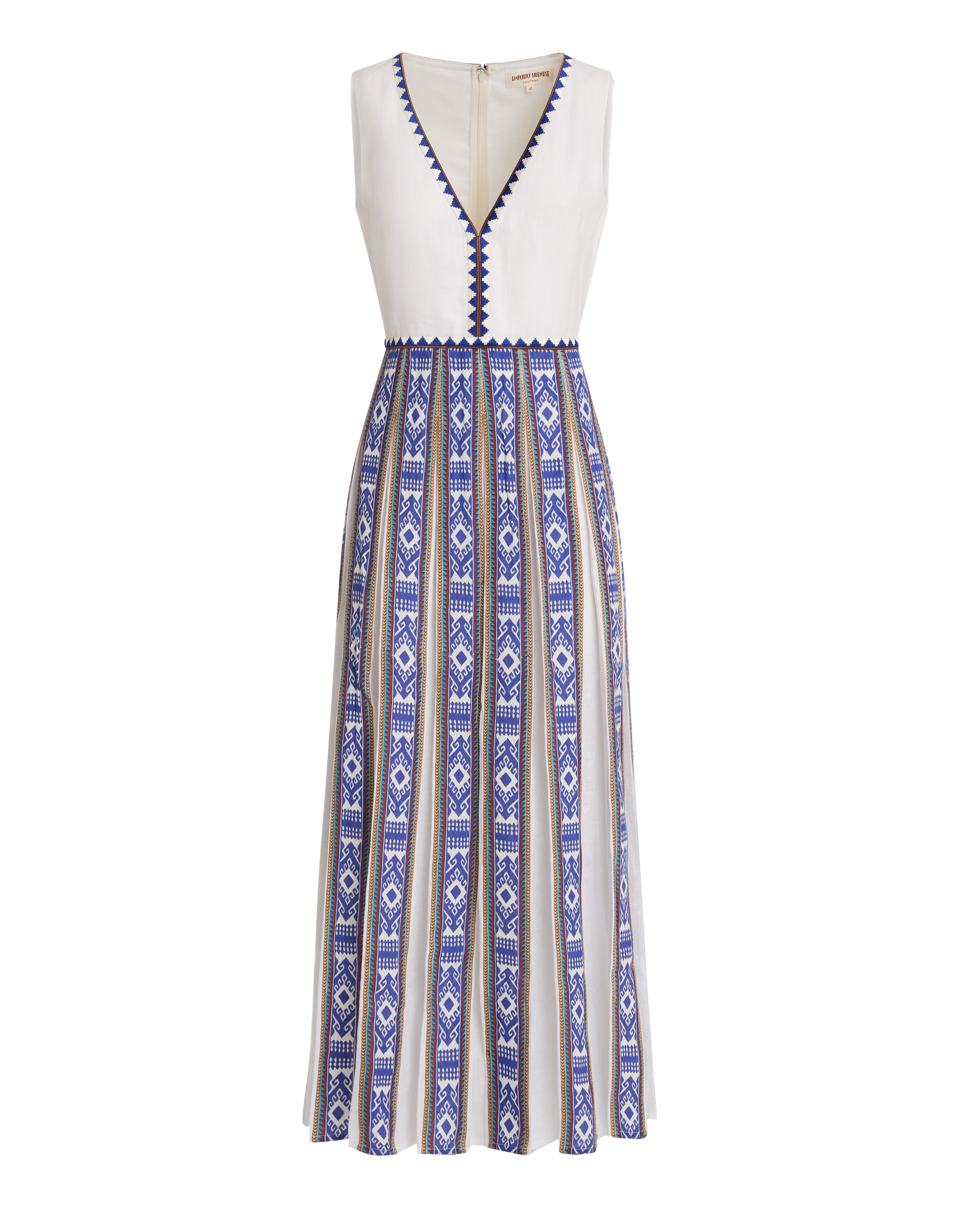 Cinzia Dress in Blue Horizon Print