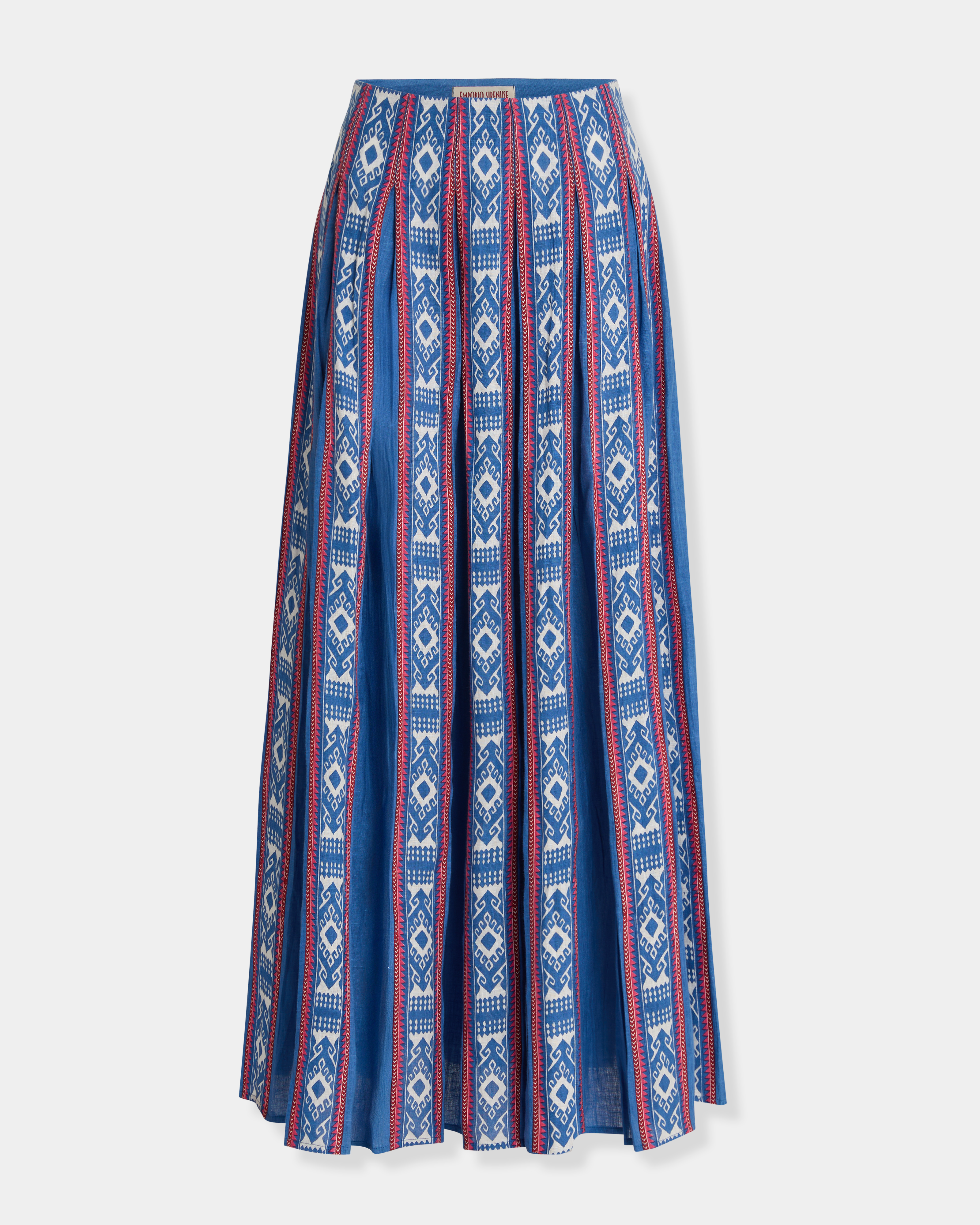 Aurelia Skirt in Blue Horizon Print