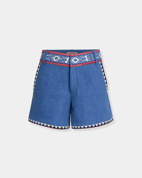 Shorts in Blue Horizon Print