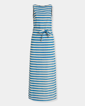 Kimi Dress in Ikat Stripes