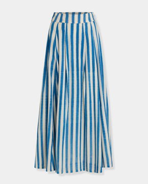 Flaminia Skirt in Ikat Stripes