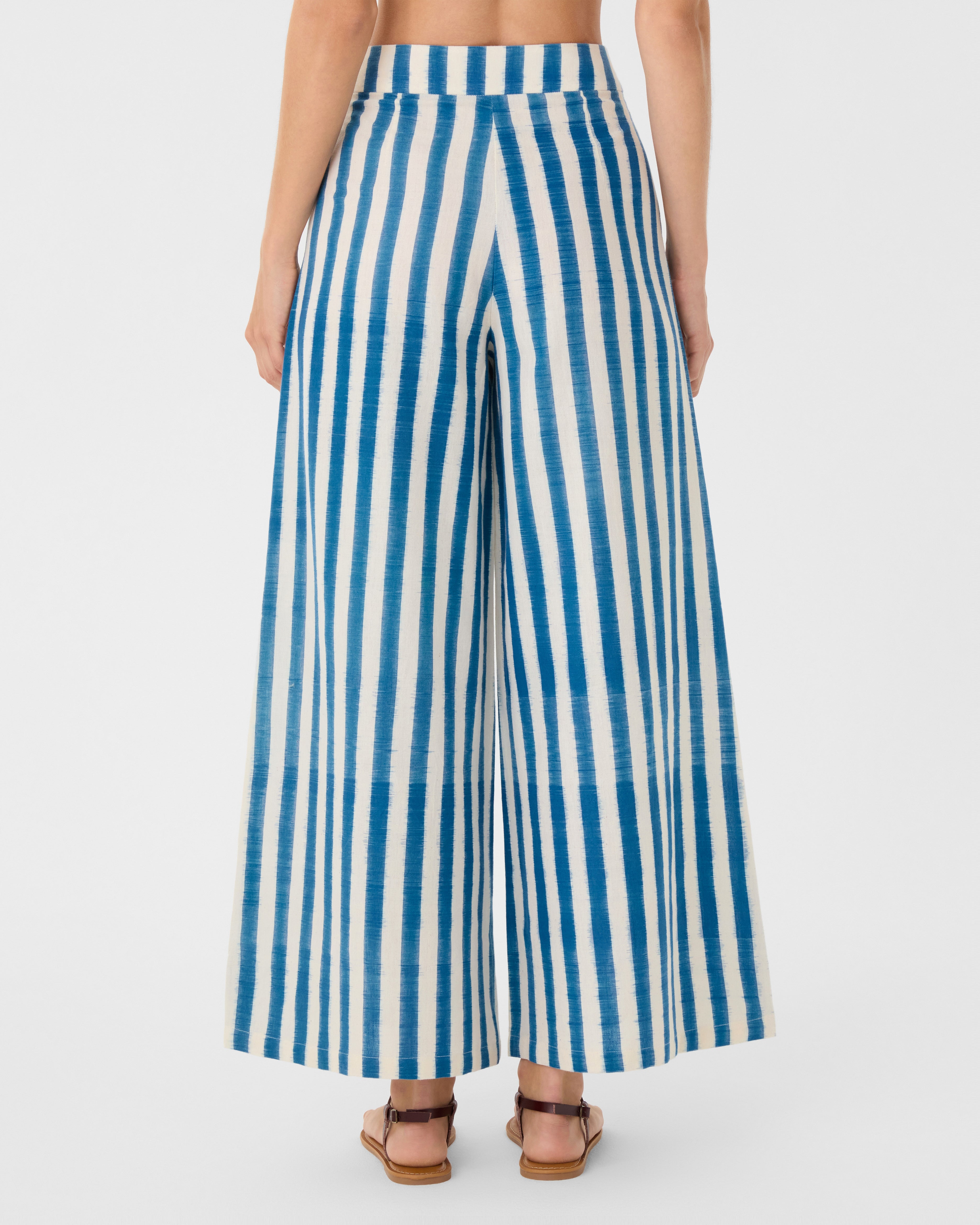 Adele Trousers in Ikat Stripes