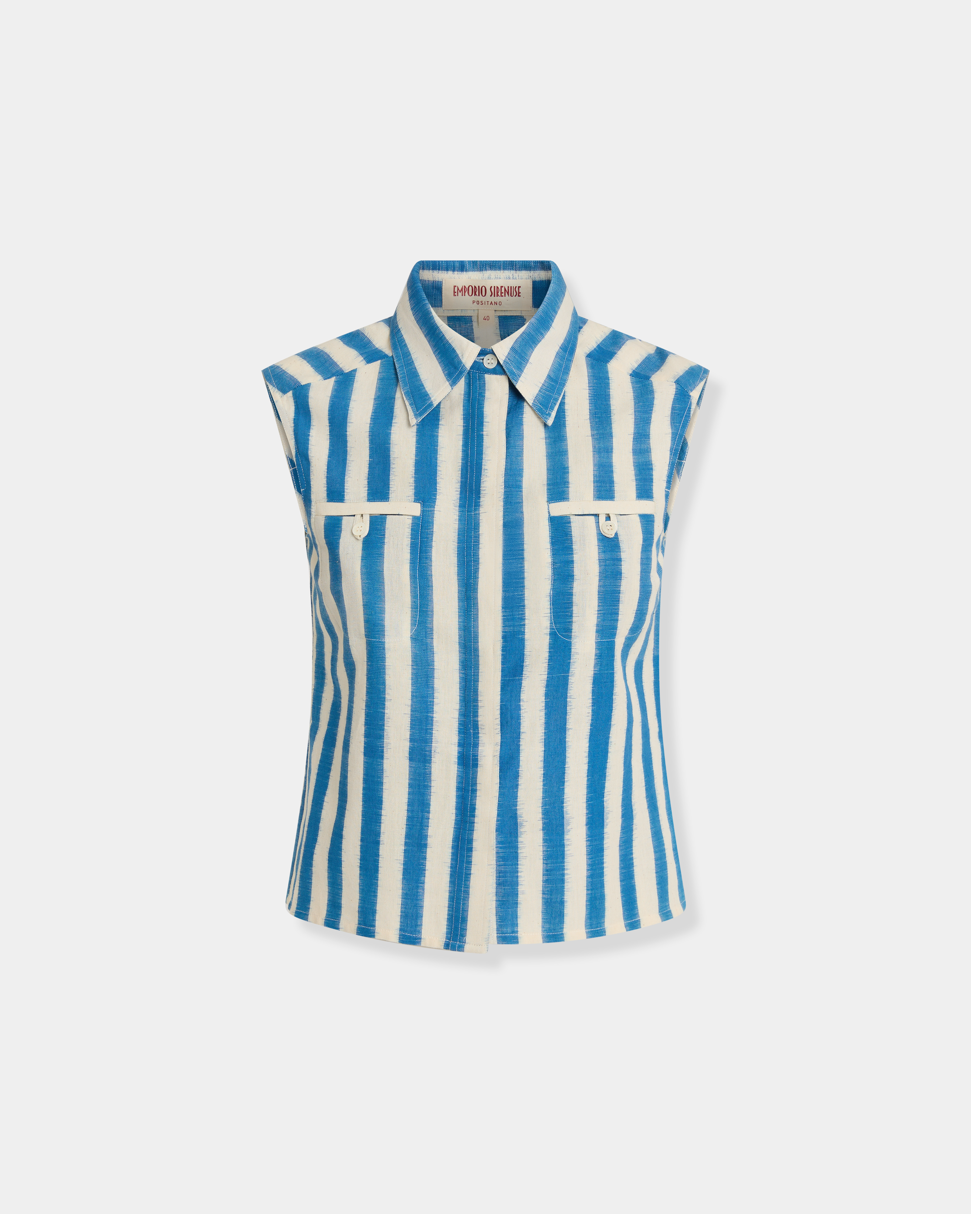 Ylenia Top in Ikat Stripes