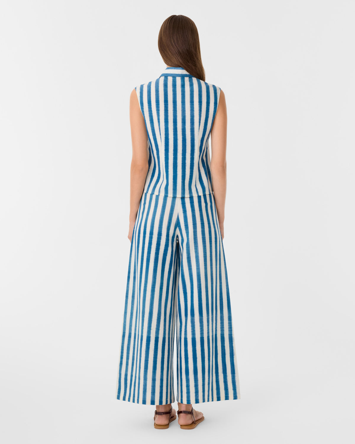 Ylenia Top in Ikat Stripes