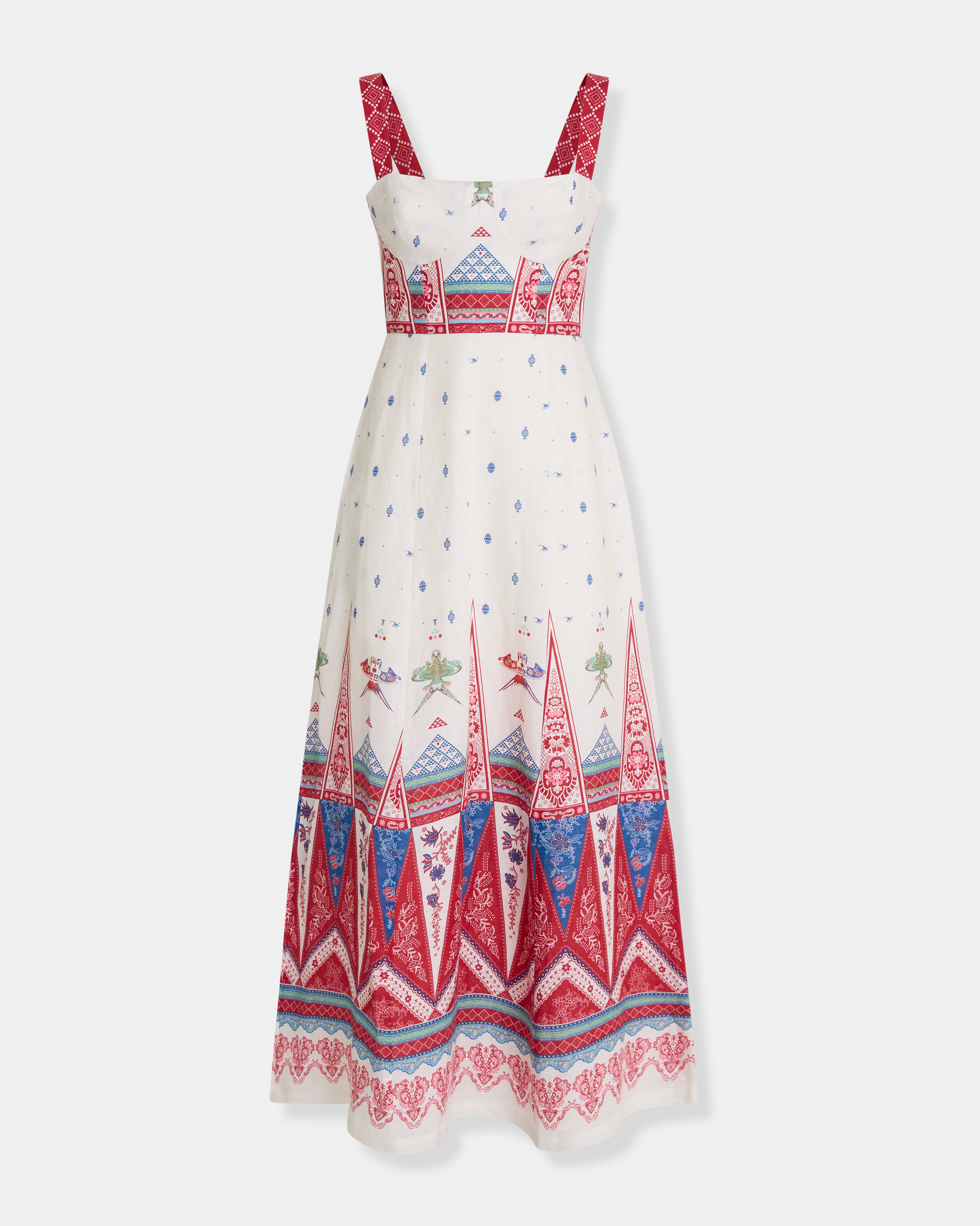 Azzurra Dress in Kites Print