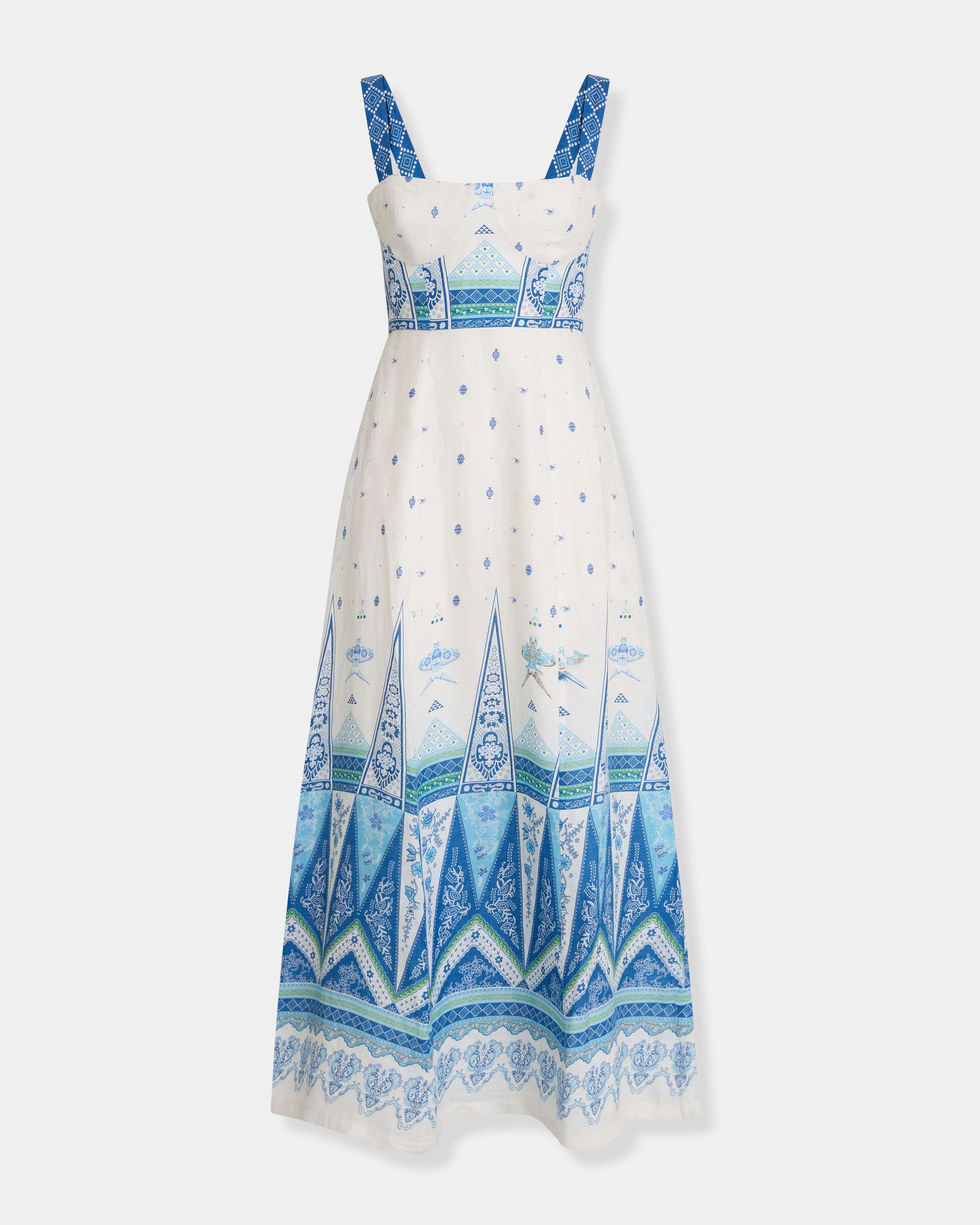 Azzurra Dress in Kites Print