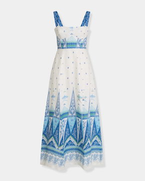 Azzurra Dress in Kites Print