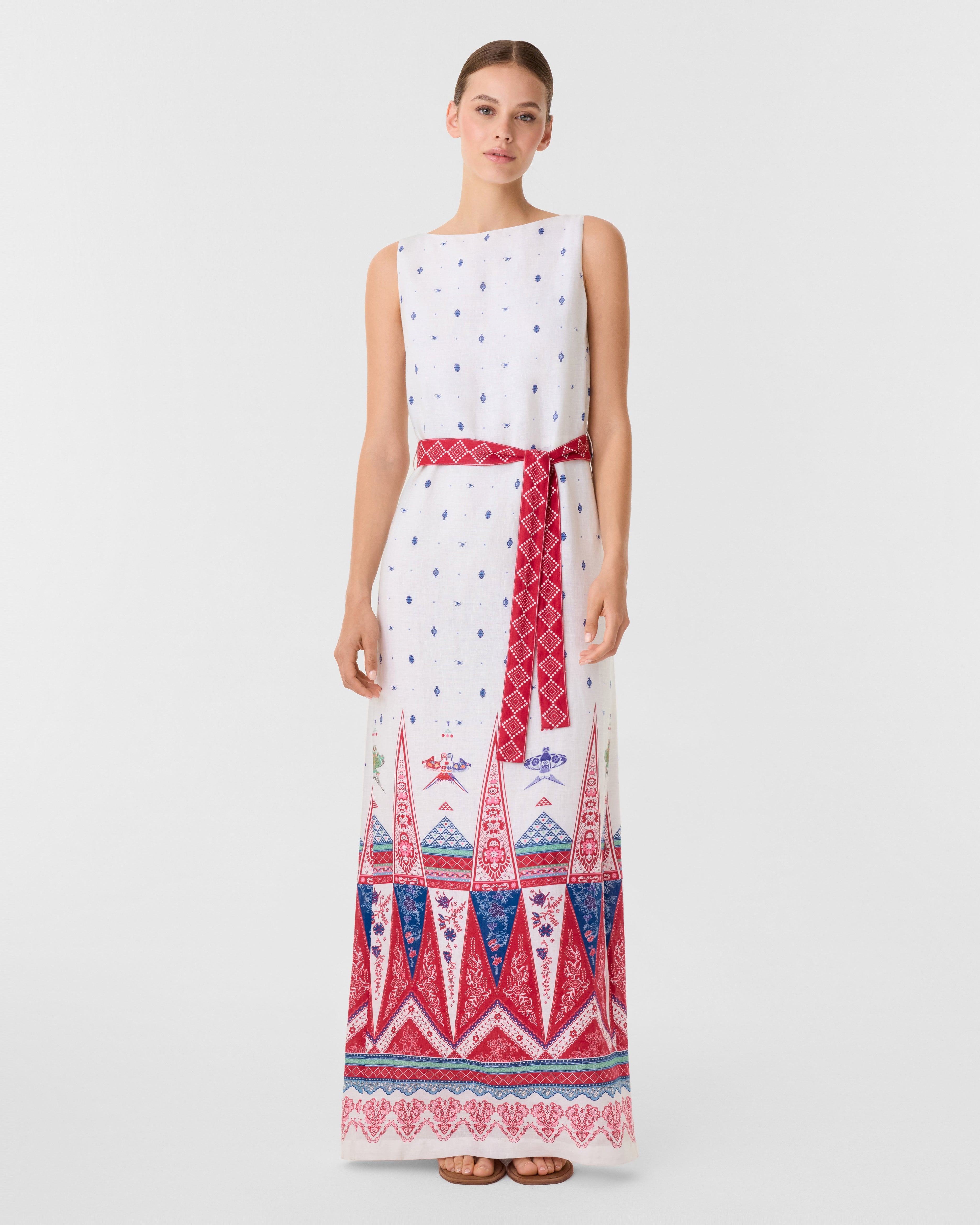 Kimi Dress in Kites Print