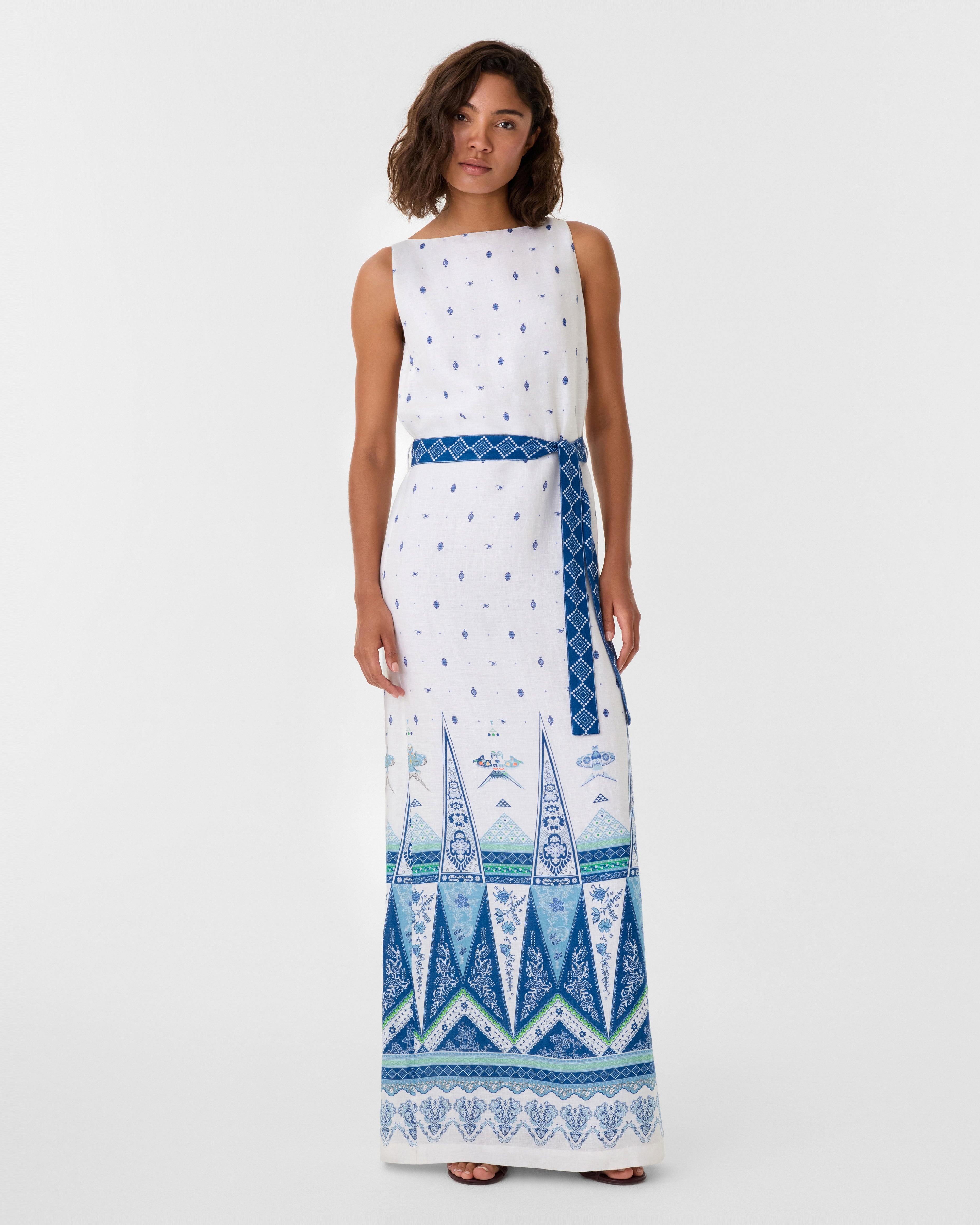 Kimi Dress in Kites Print