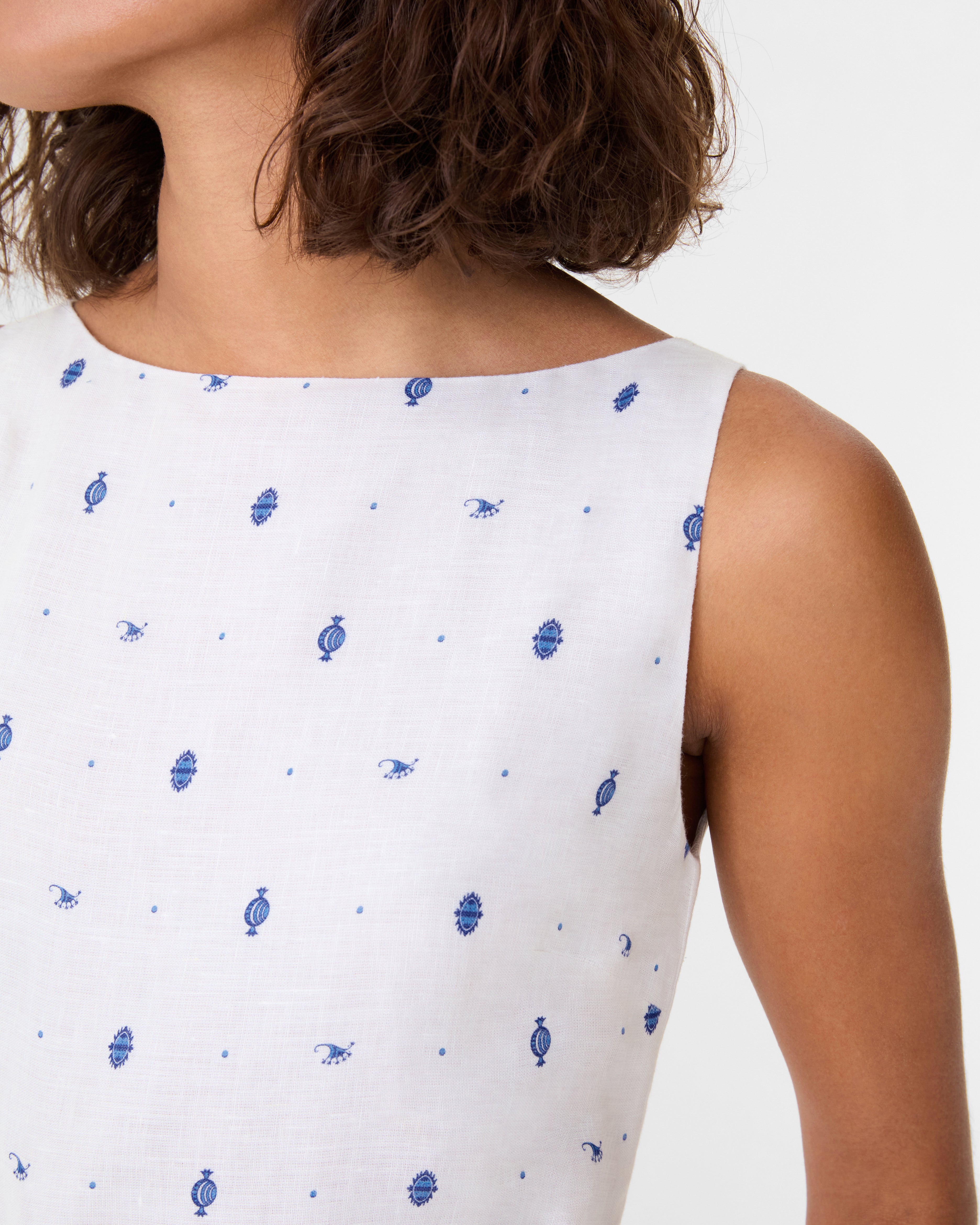 Kimi Dress in Kites Print