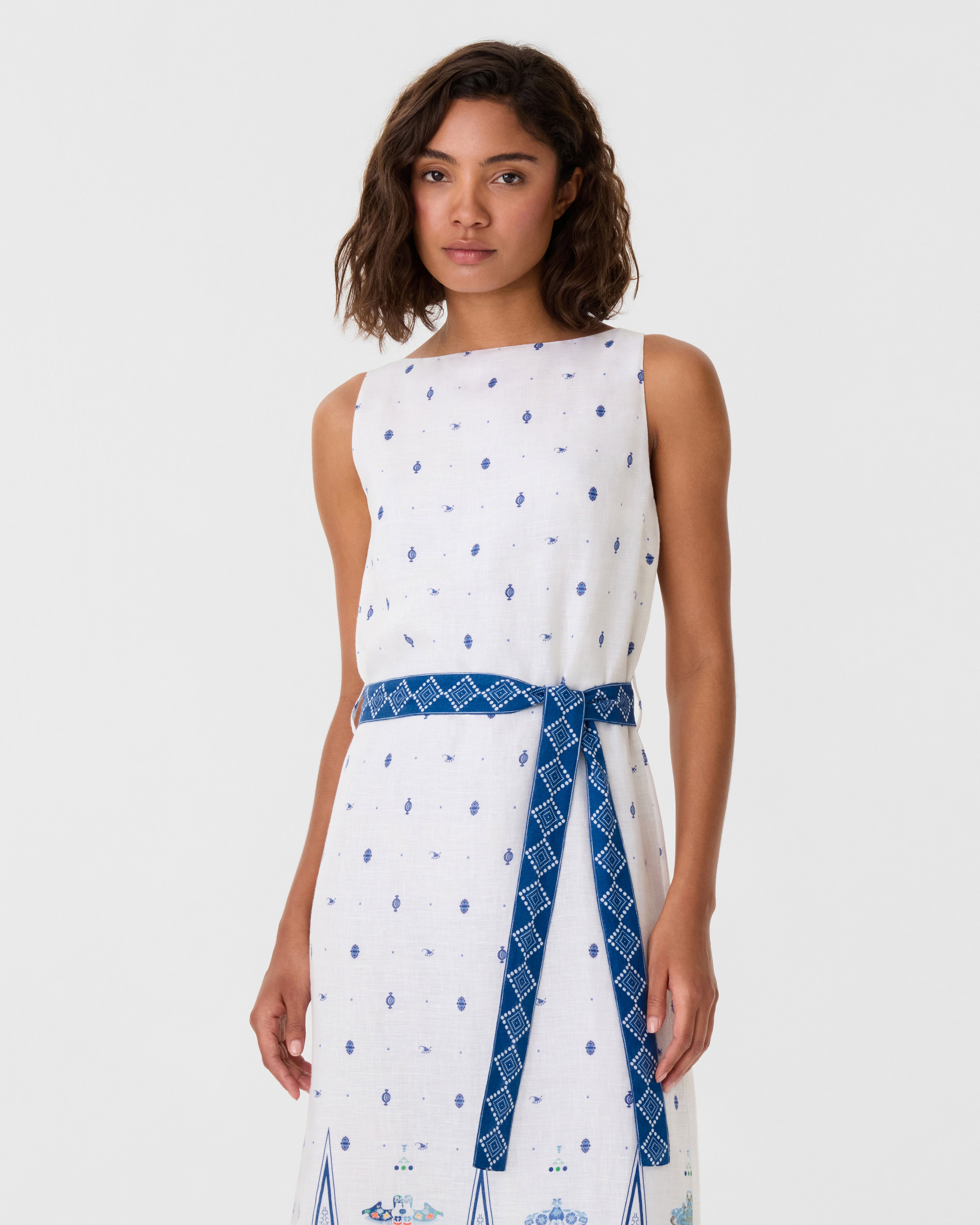 Kimi Dress in Kites Print