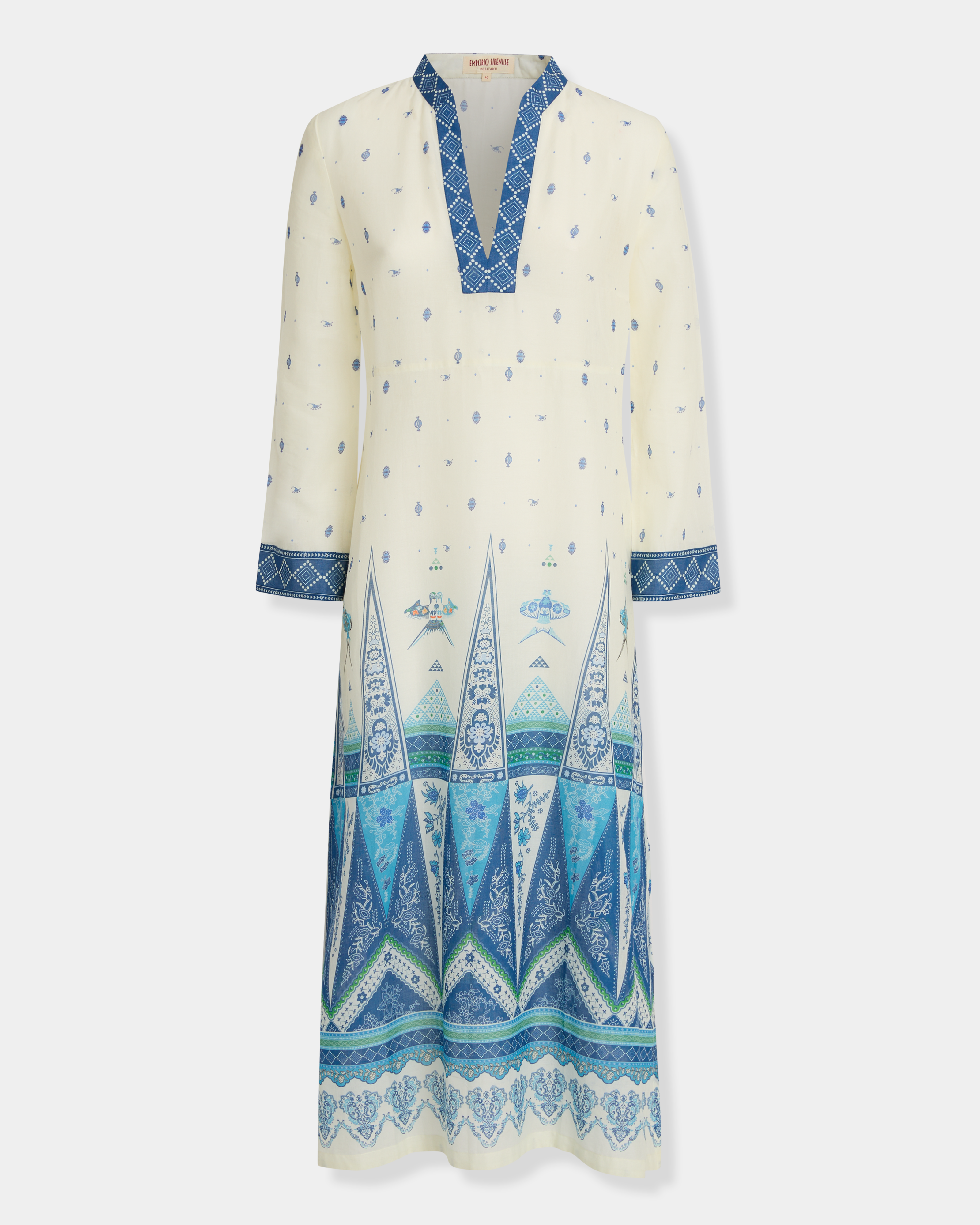 Giada Caftan in Kites Print