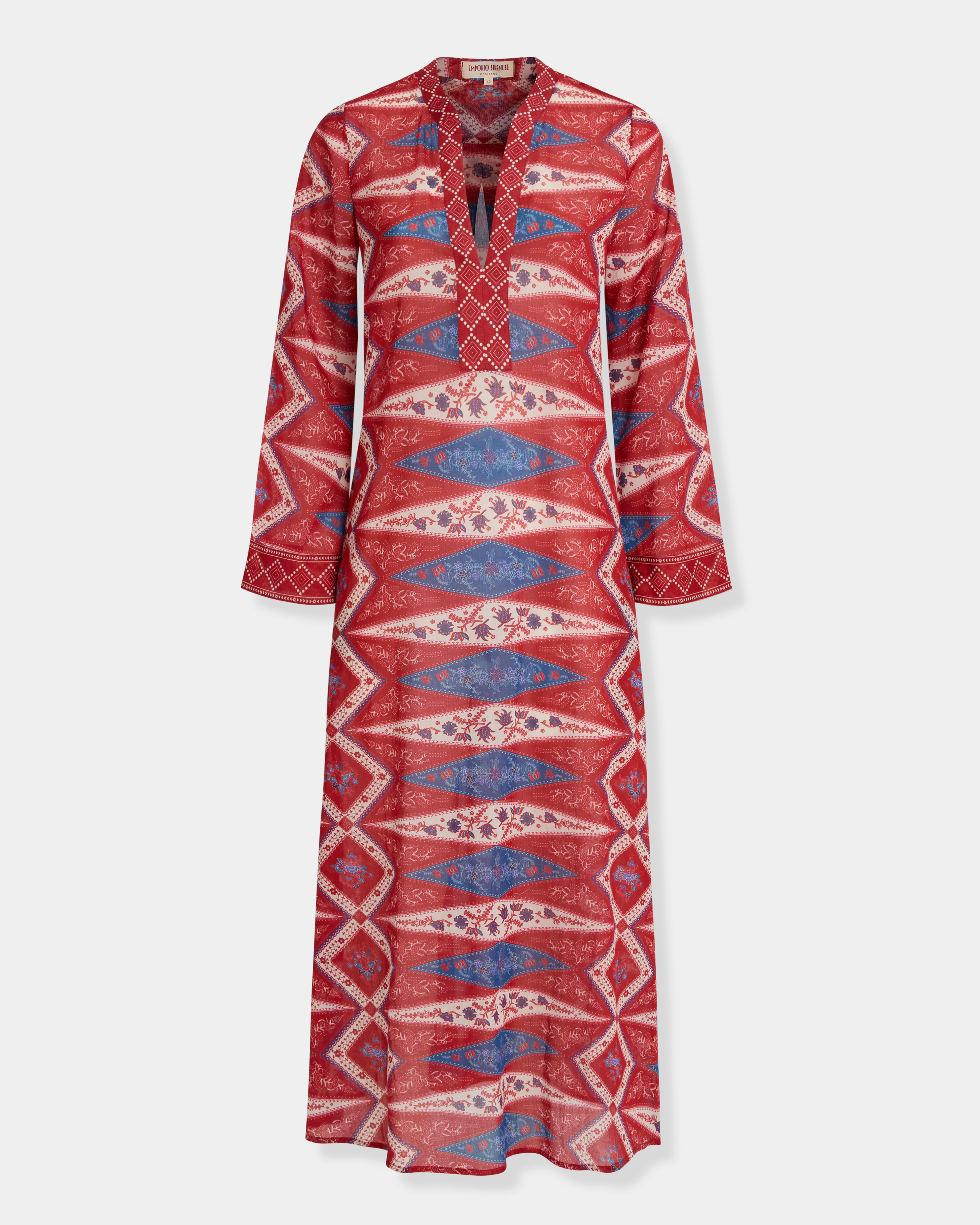 Jenna Caftan in Kites Print