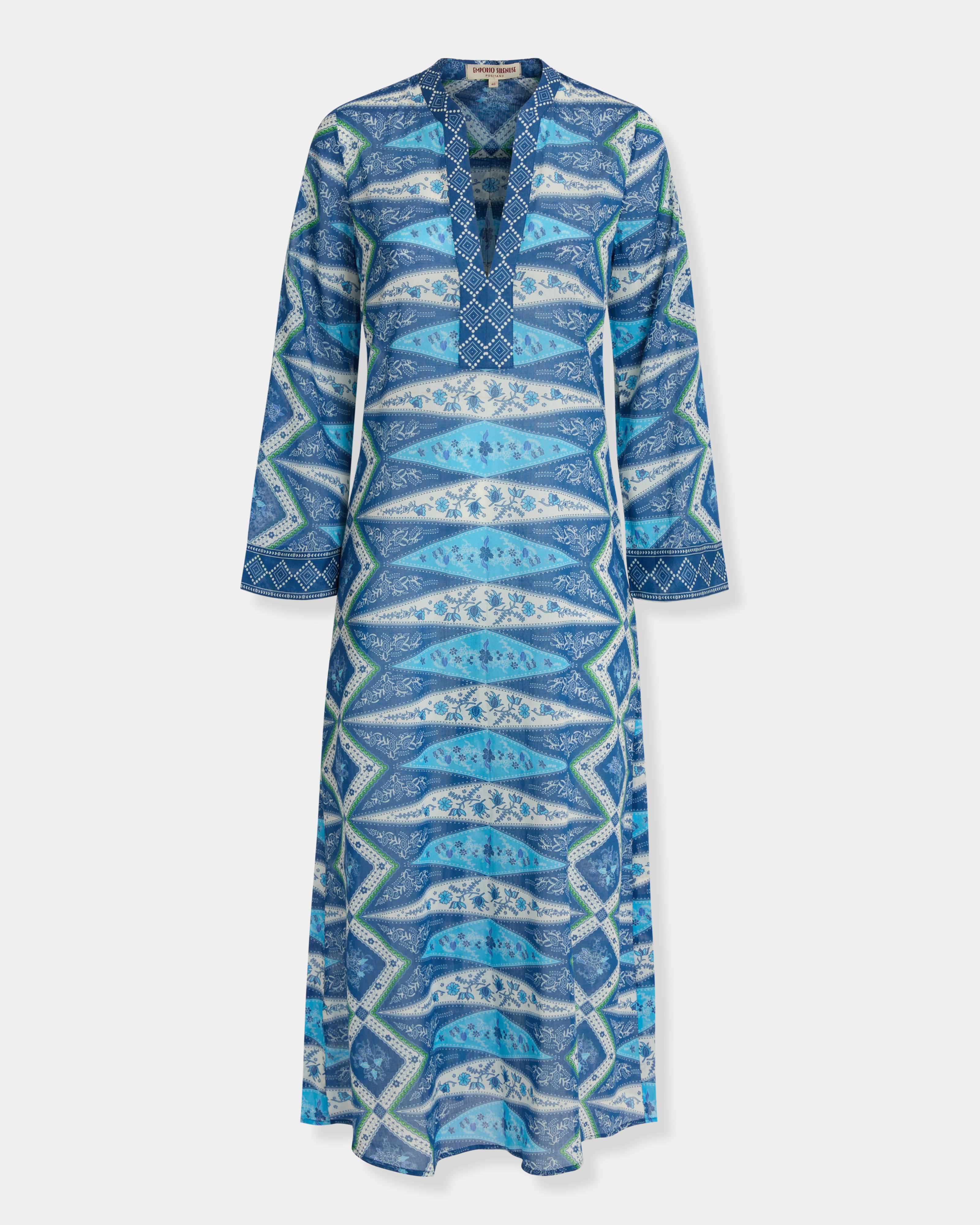 Jenna Caftan in Kites Print