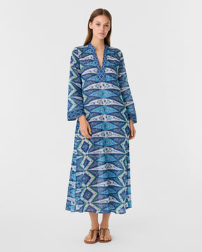 Jenna Caftan in Kites Print