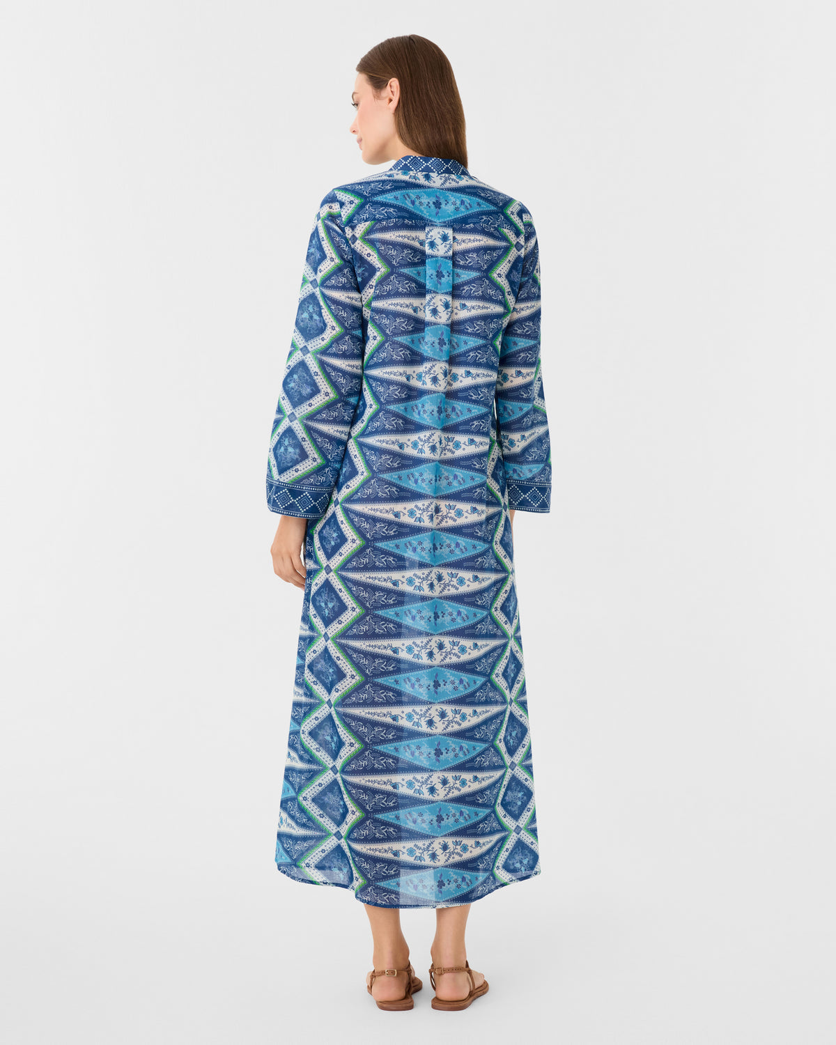 Jenna Caftan in Kites Print