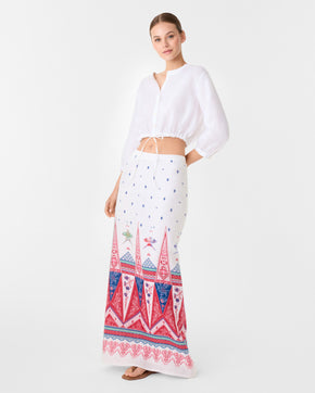 Laurelle Skirt in Kites Print
