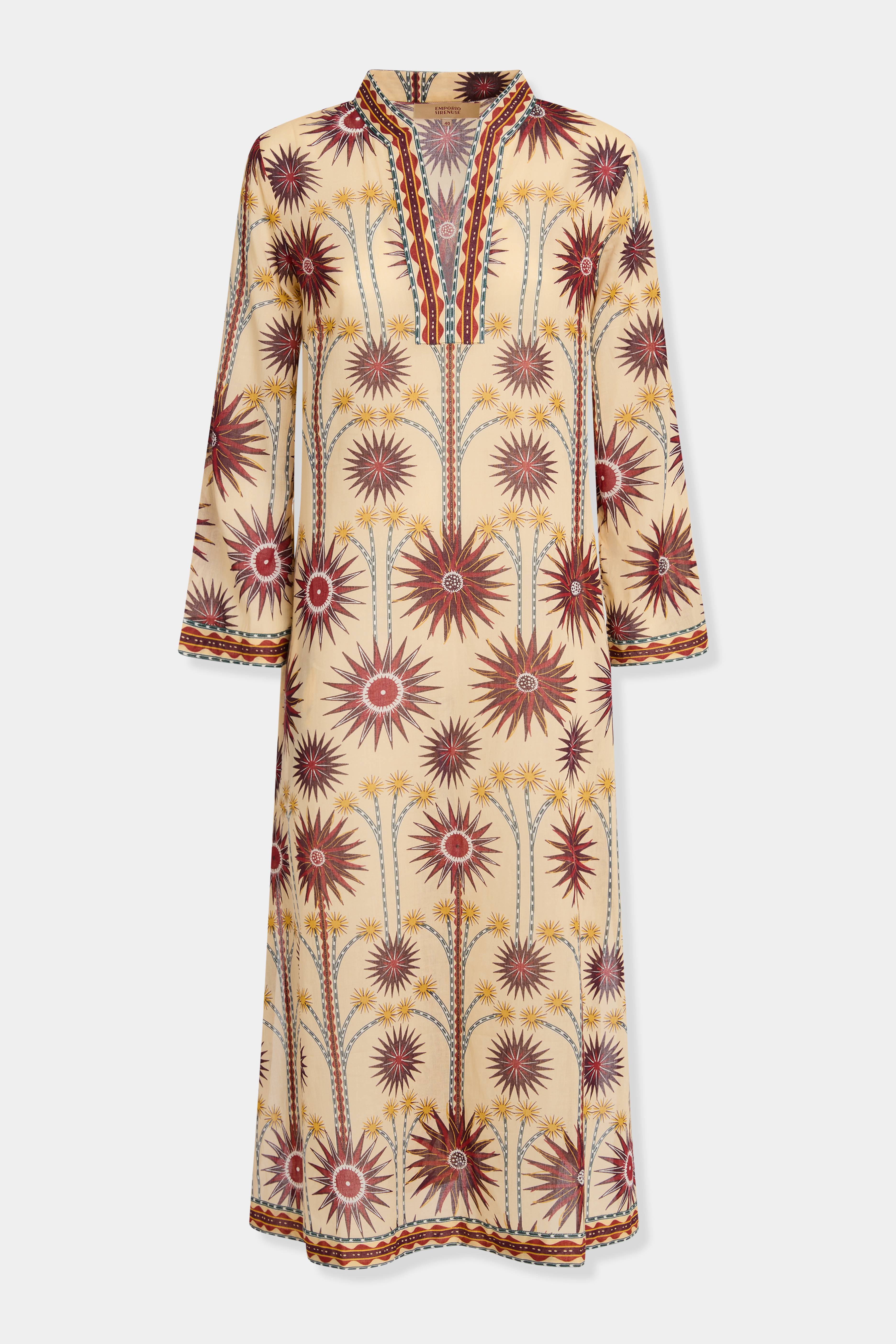 Giada Caftan in Sea U Print