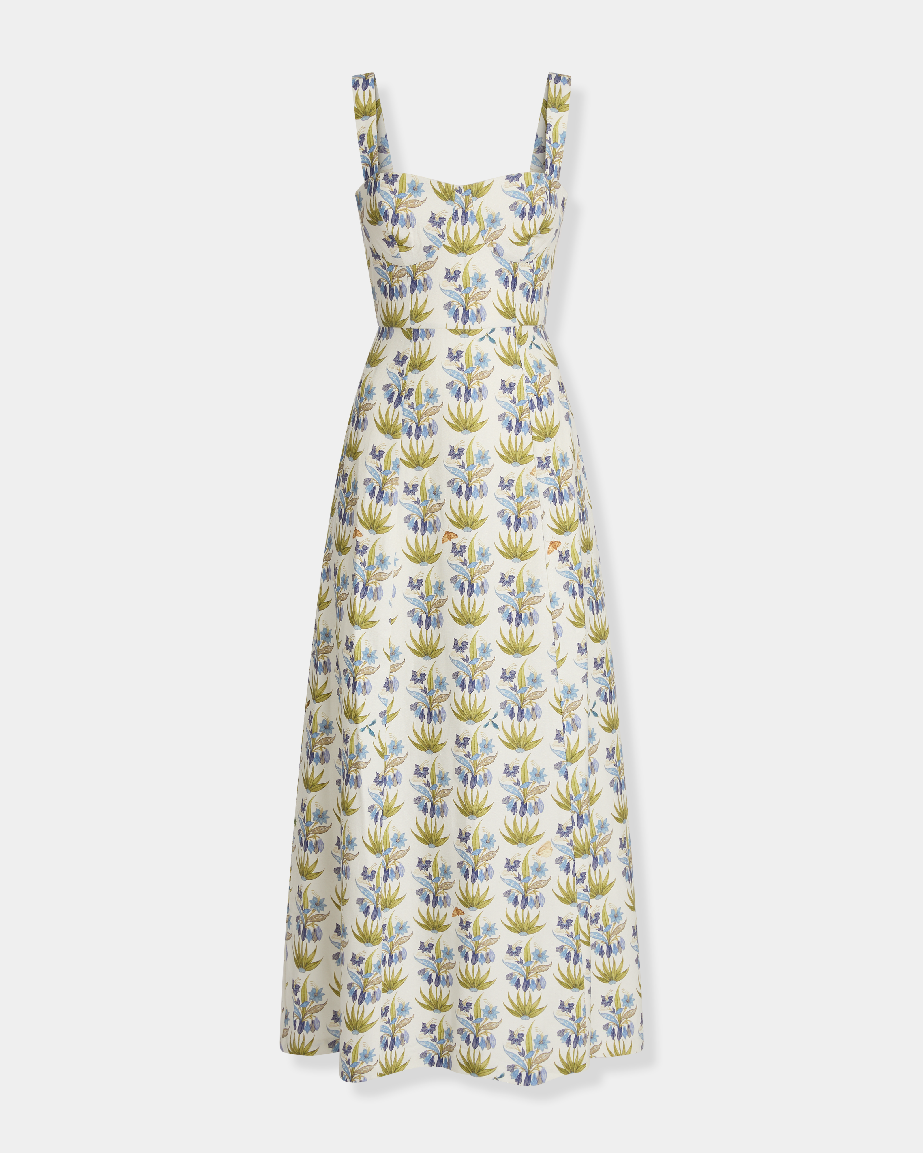 Azzurra Dress in Celestine Flower Print
