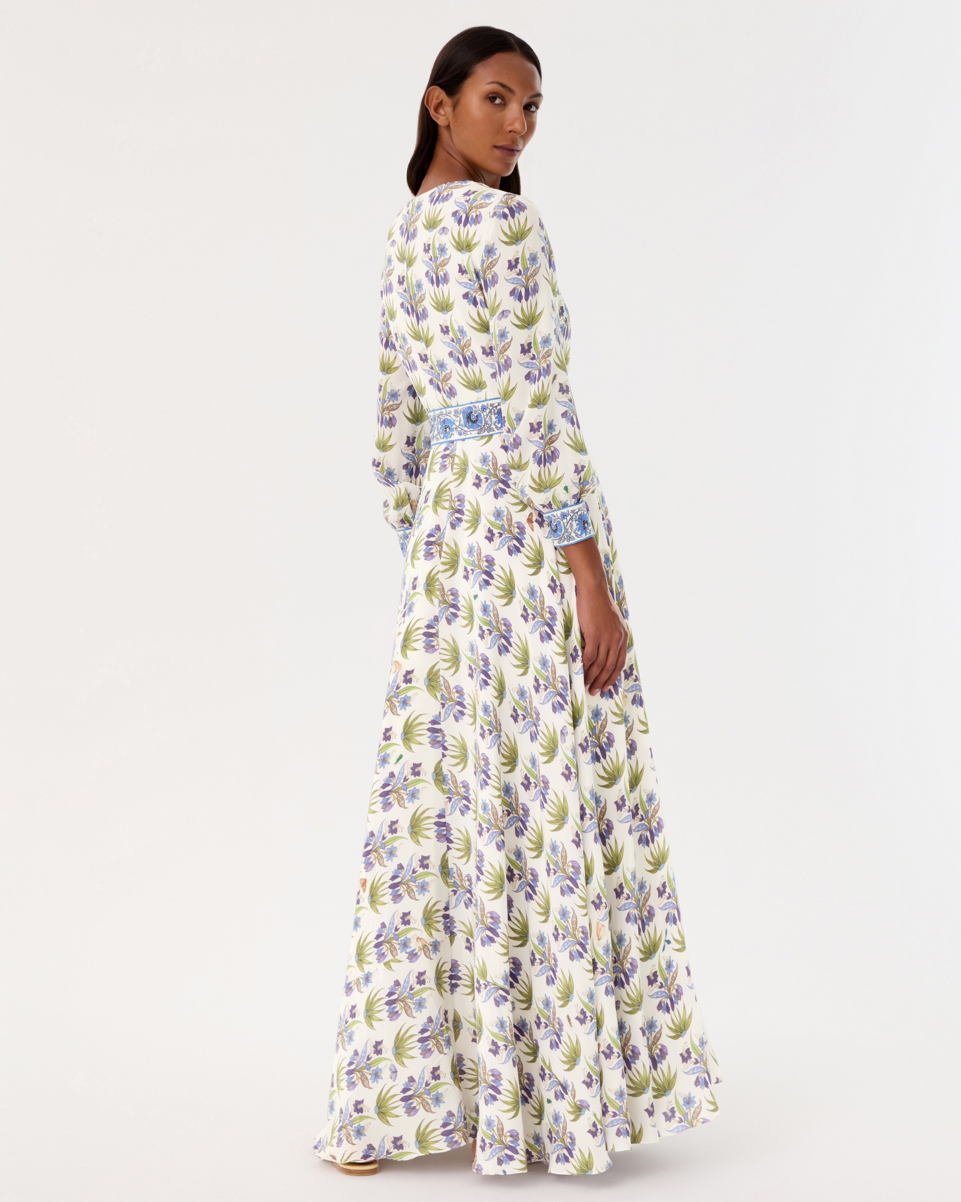 Citra Dress in Celestine Flower Print