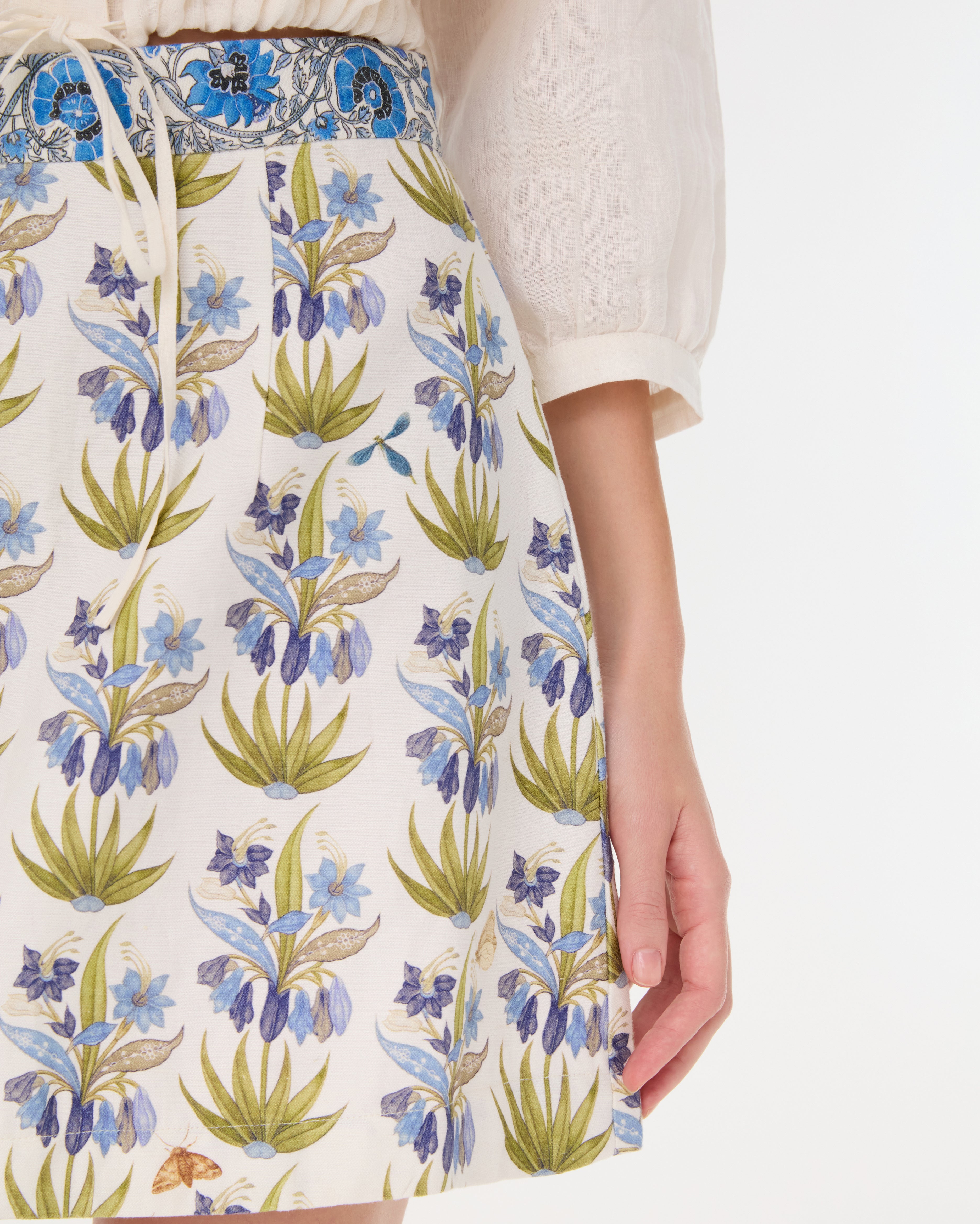 Giuliana Skirt in Celestine Flower Print